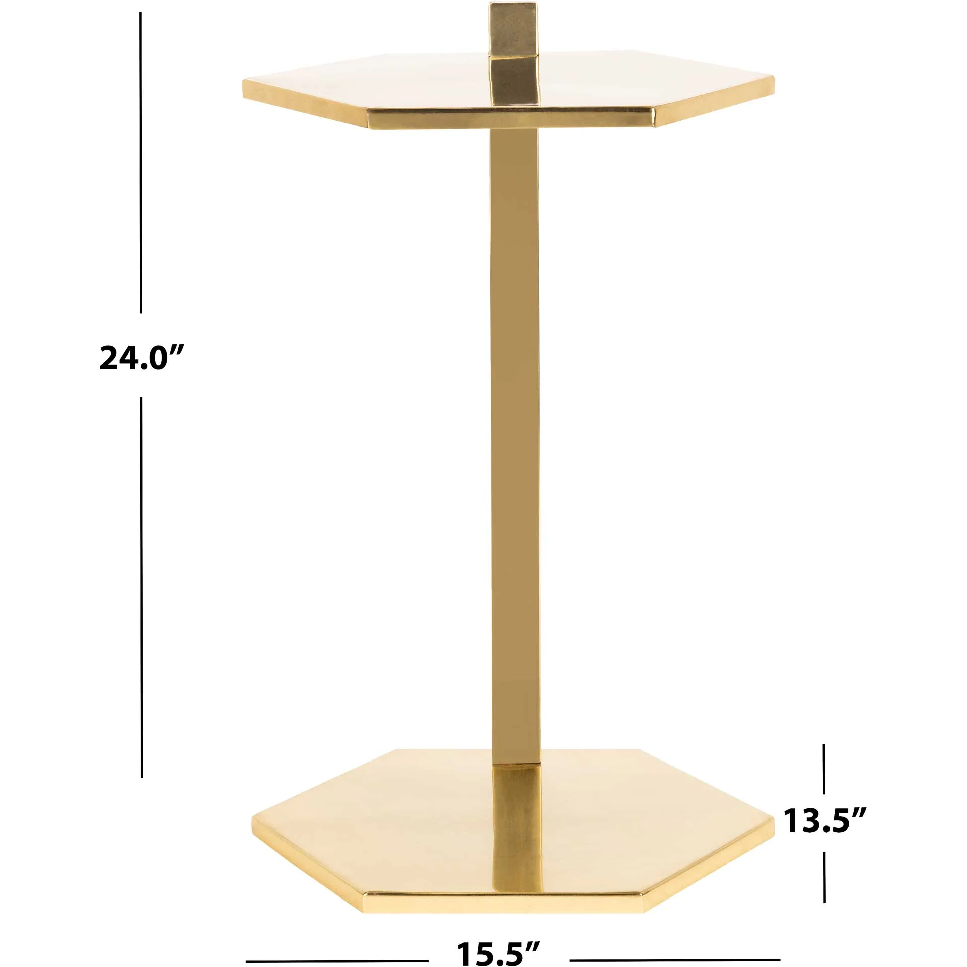Auden Hexagon C Table Gold - Image 6