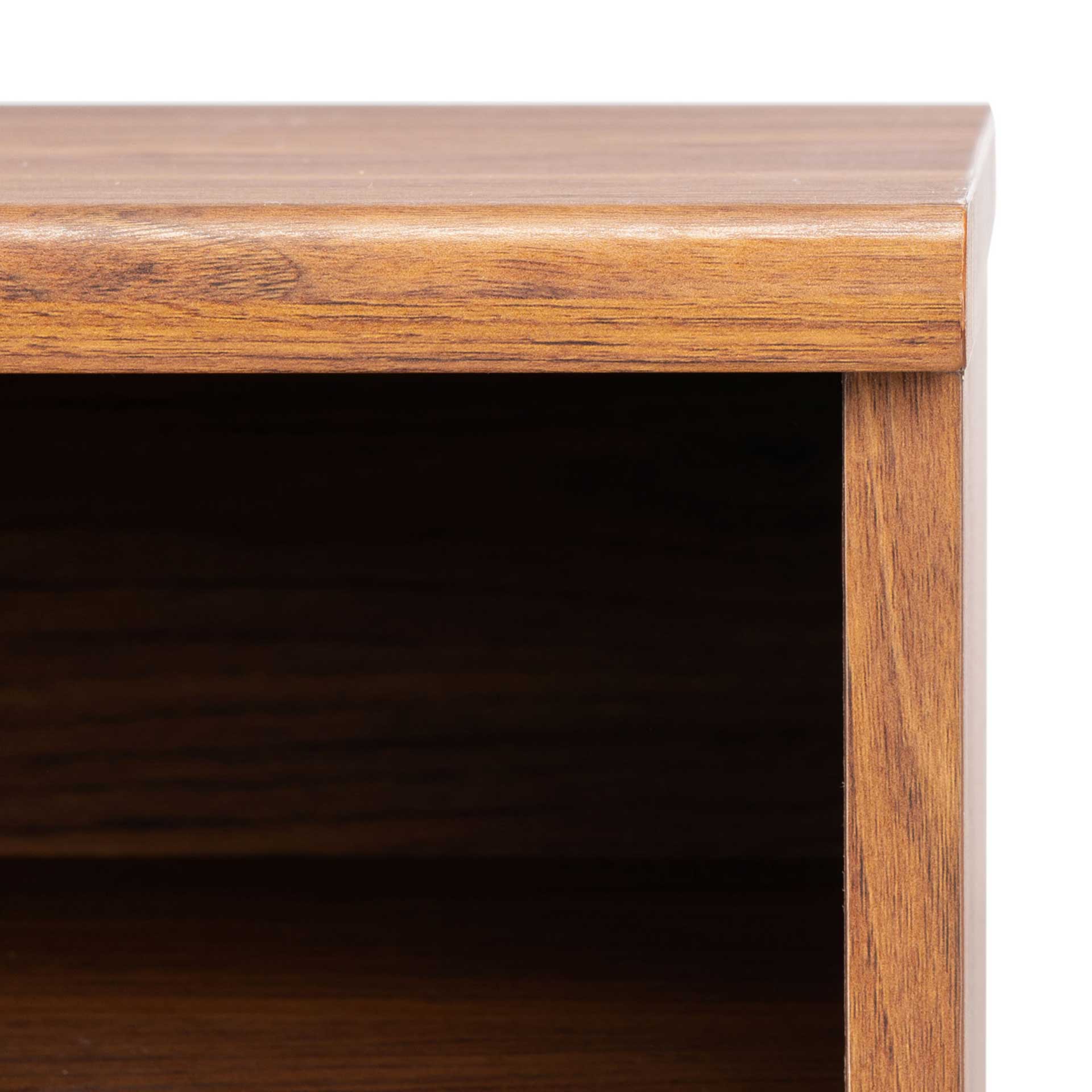 Audra 2 Shelf Media Stand Walnut - Image 5