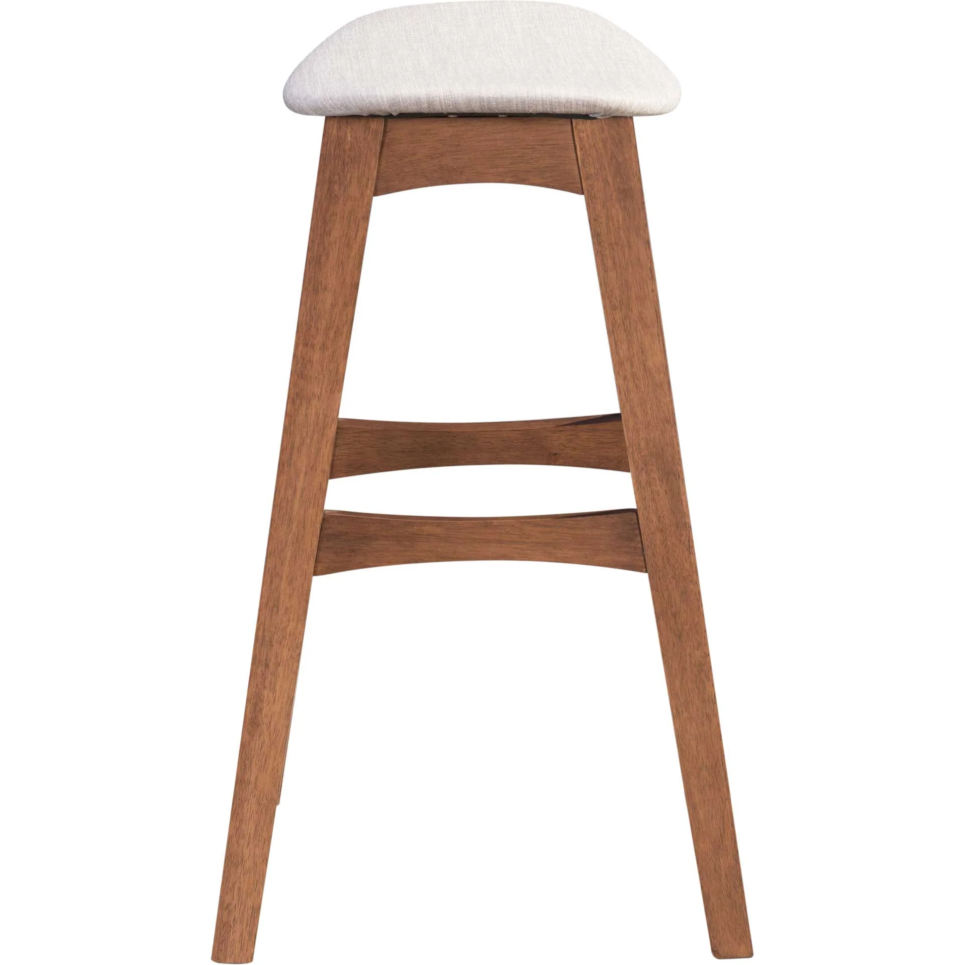 Audrey Barstool Dove Gray/Walnut - Image 2