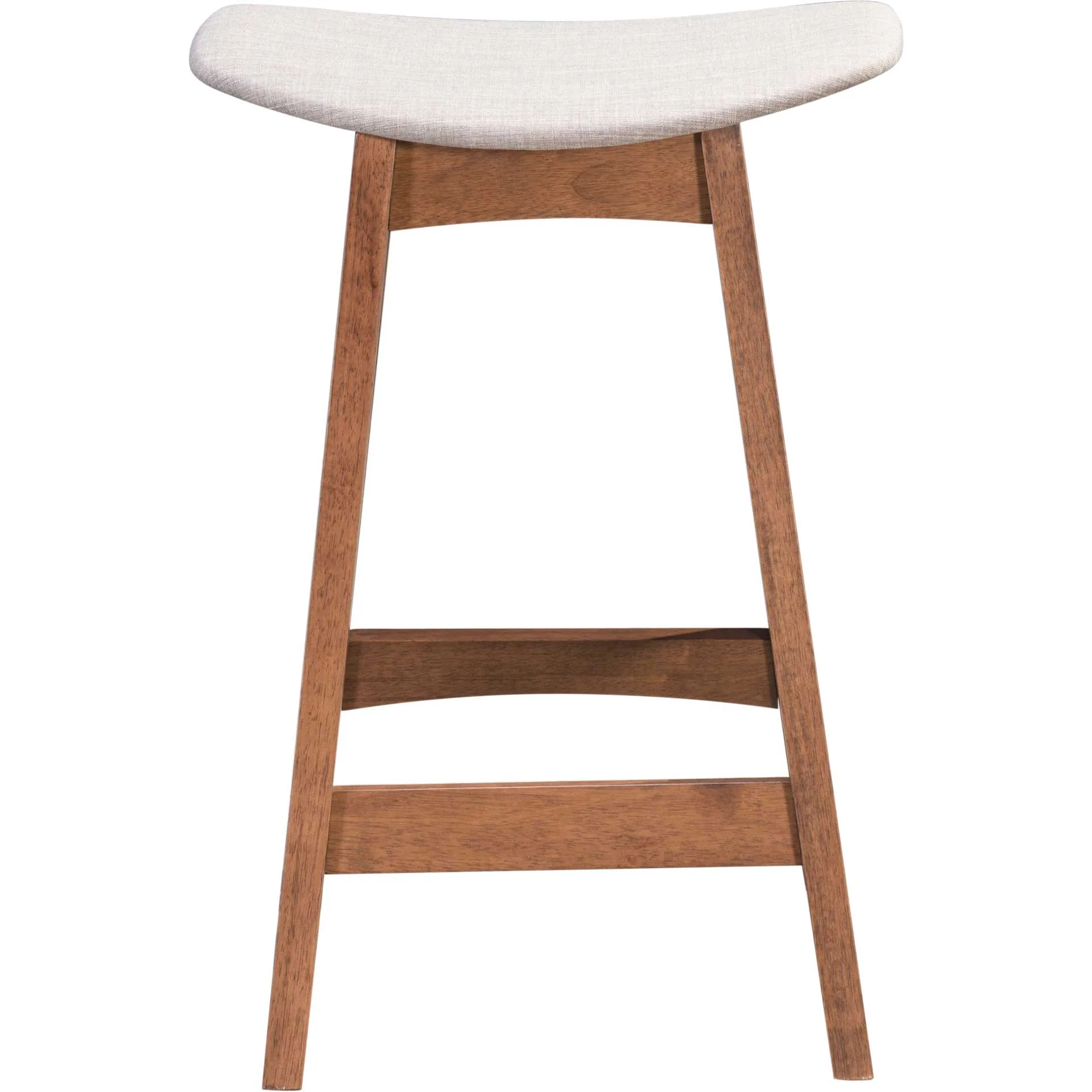 Audrey Barstool Dove Gray/Walnut - Image 9