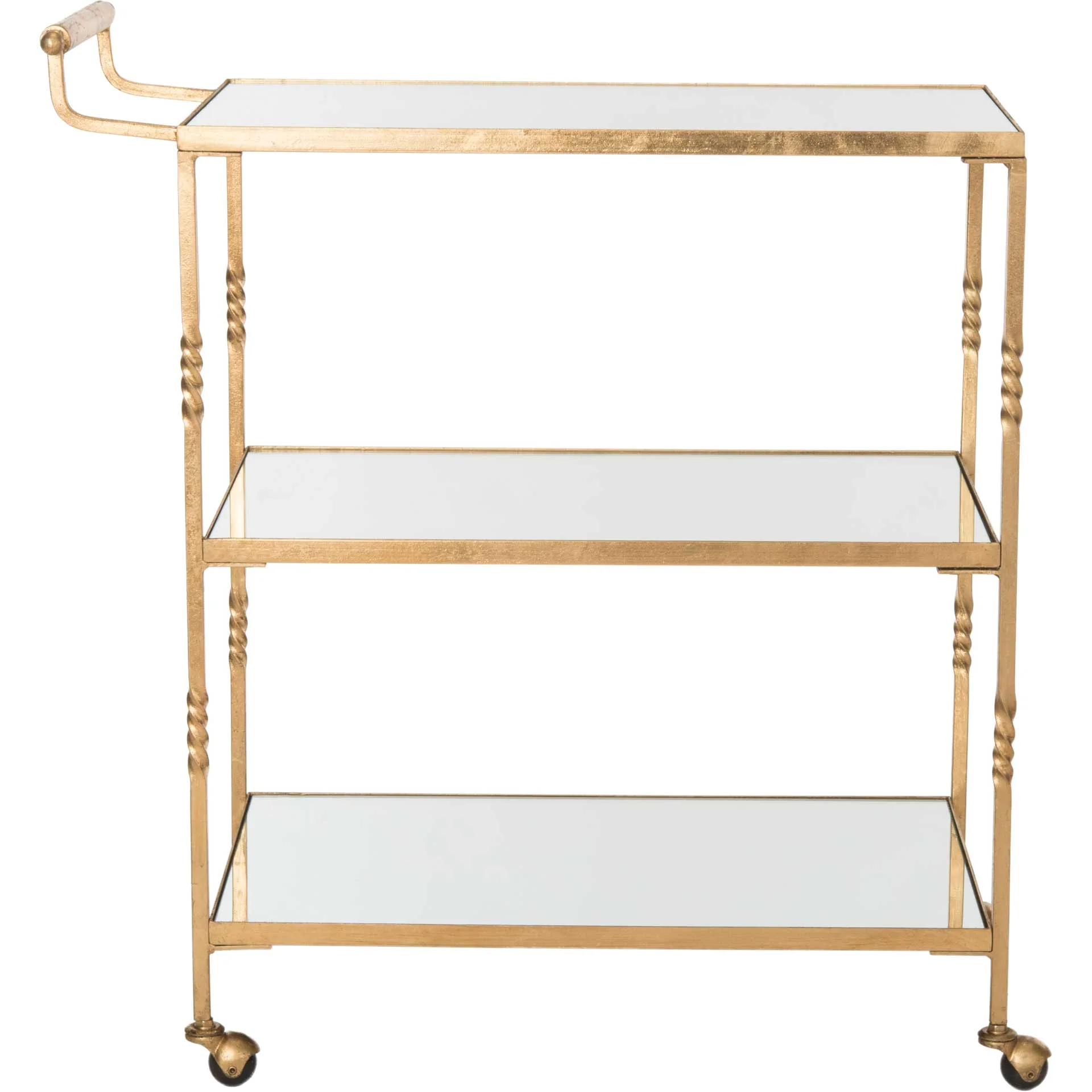 Audrina Bar Cart Gold - Image 2