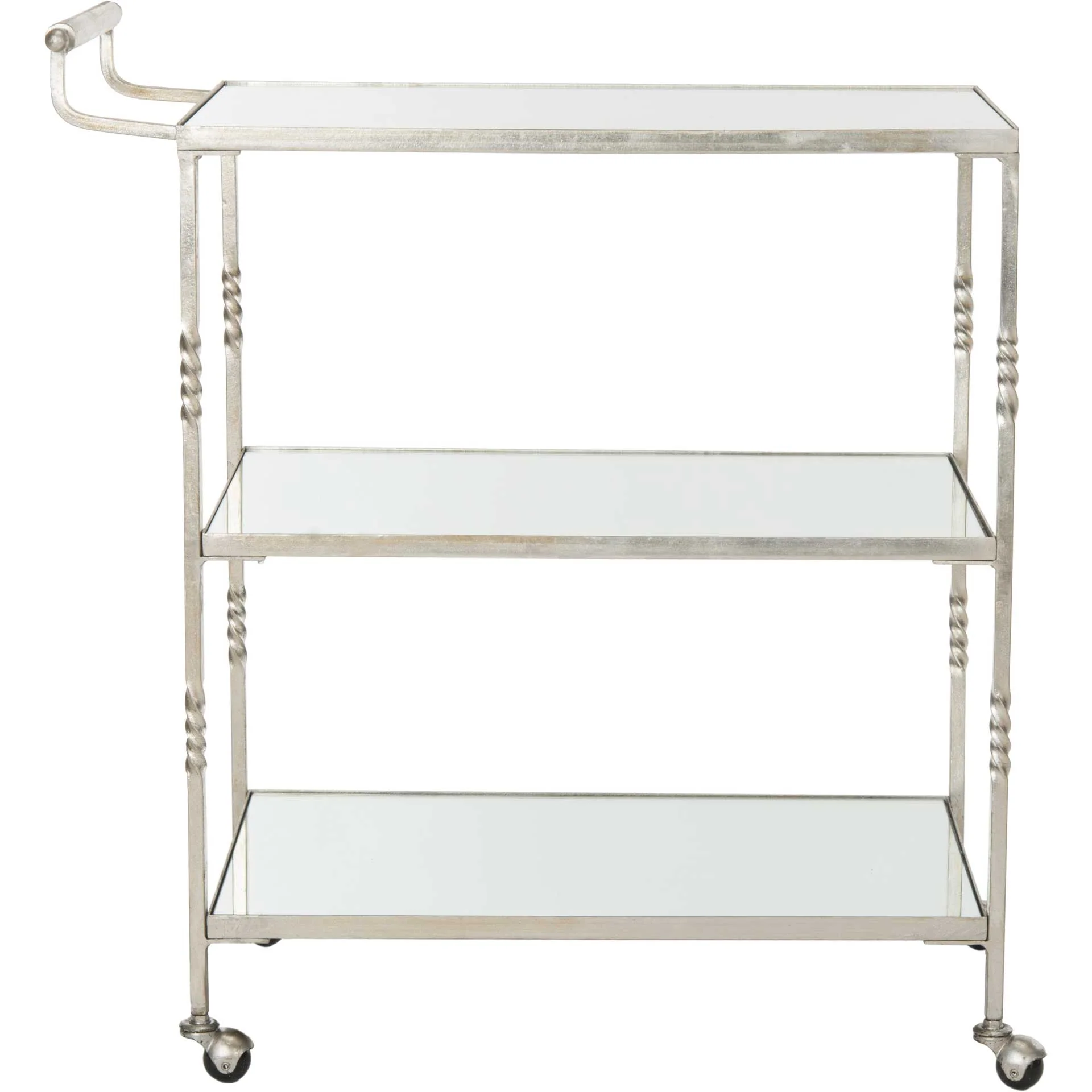 Audrina Bar Cart Silver - Image 2