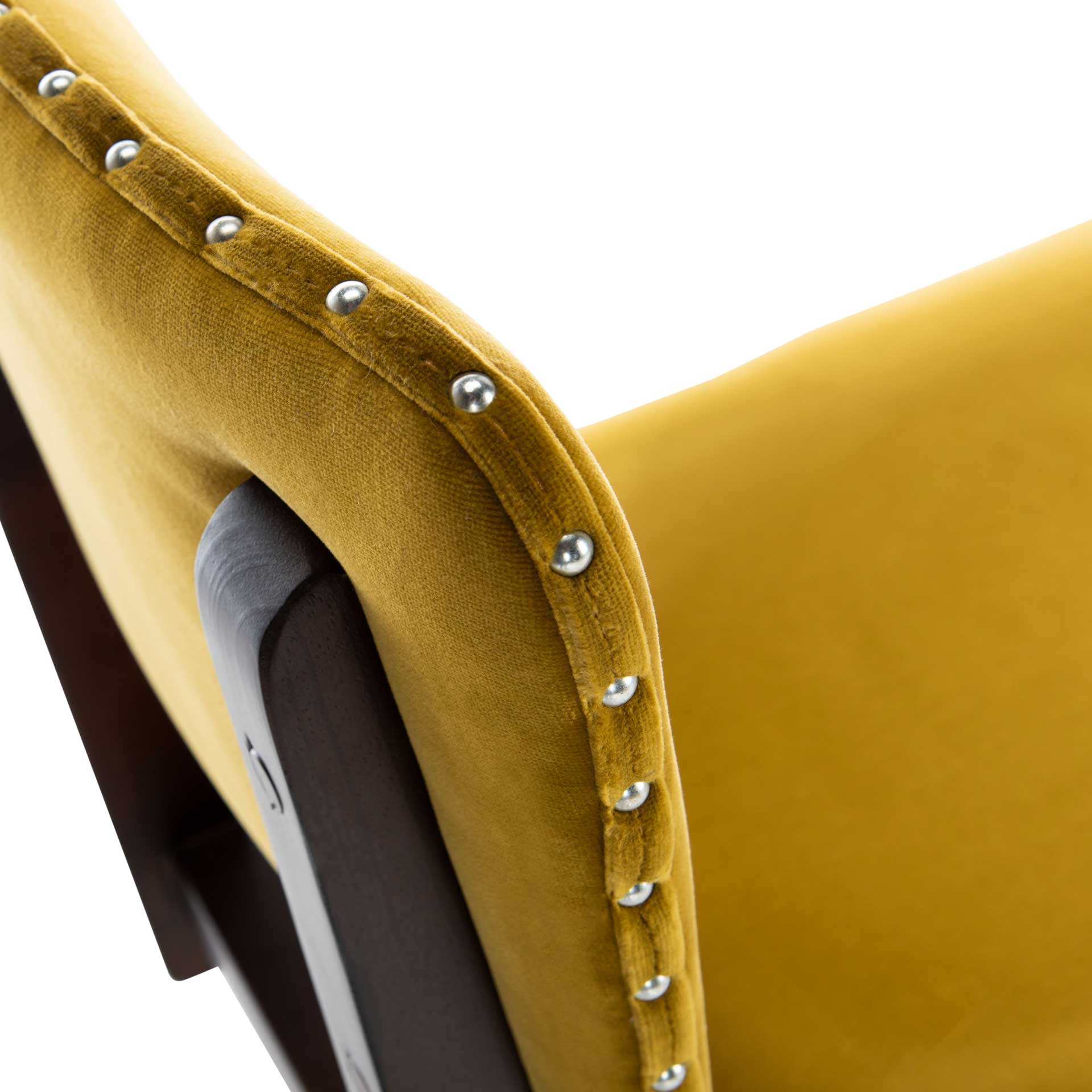 August Dining Chair Gold/Dark Walnut (Set of 2) - Image 6