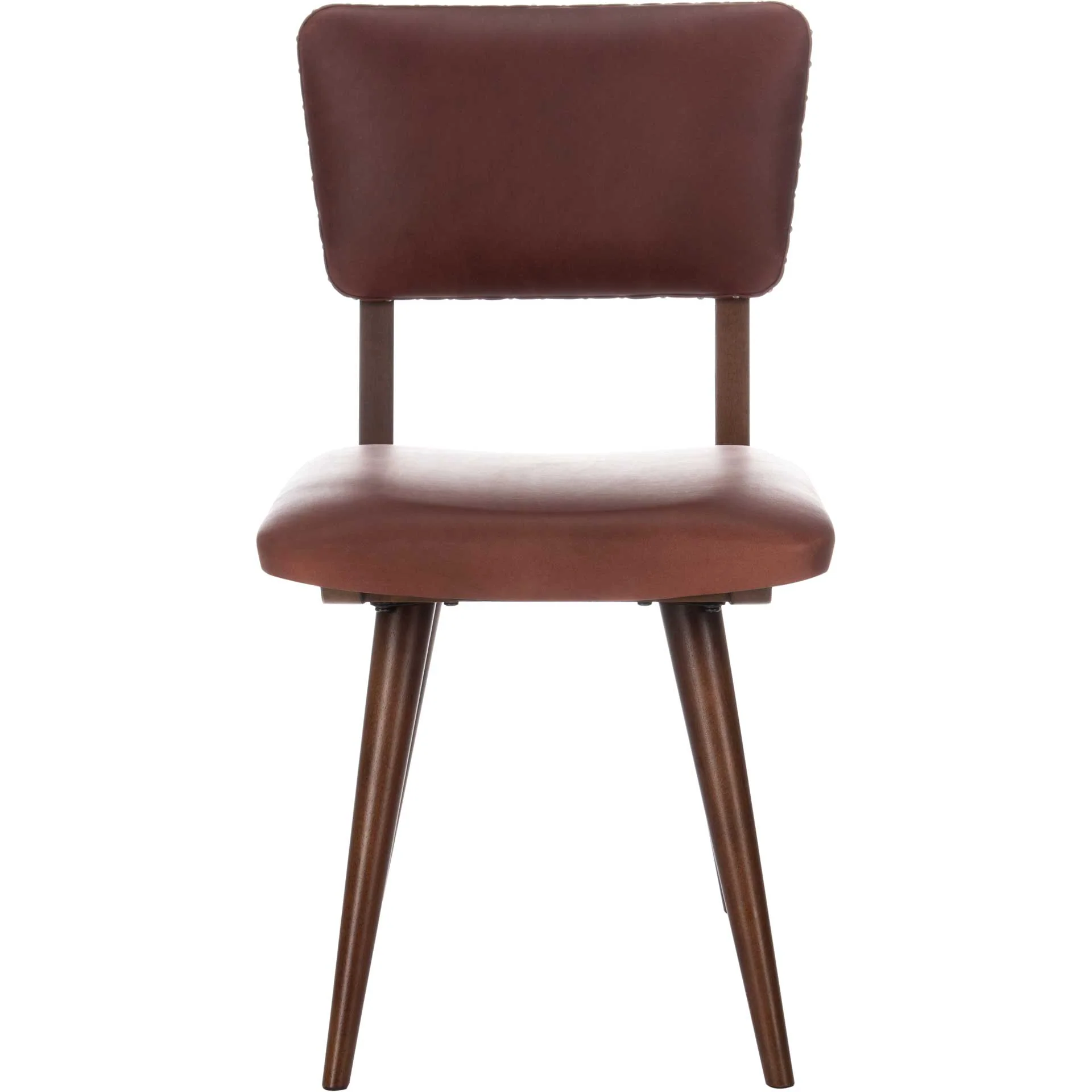 August Dining Chair Oxblood/Dark Walnut (Set of 2) - Image 3