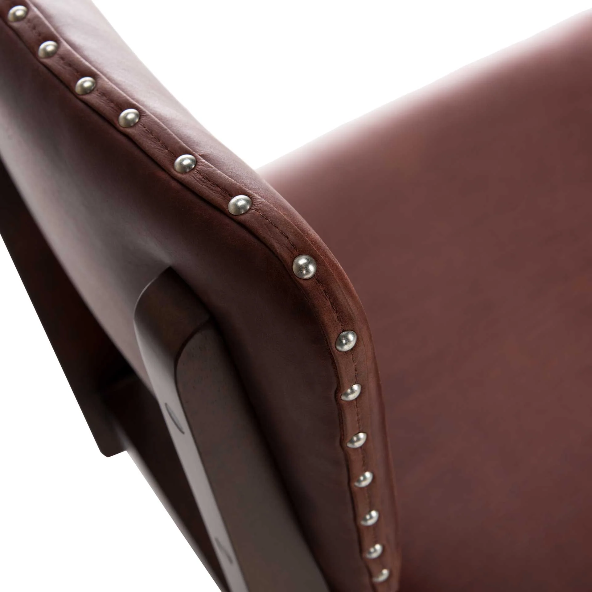 August Dining Chair Oxblood/Dark Walnut (Set of 2) - Image 7