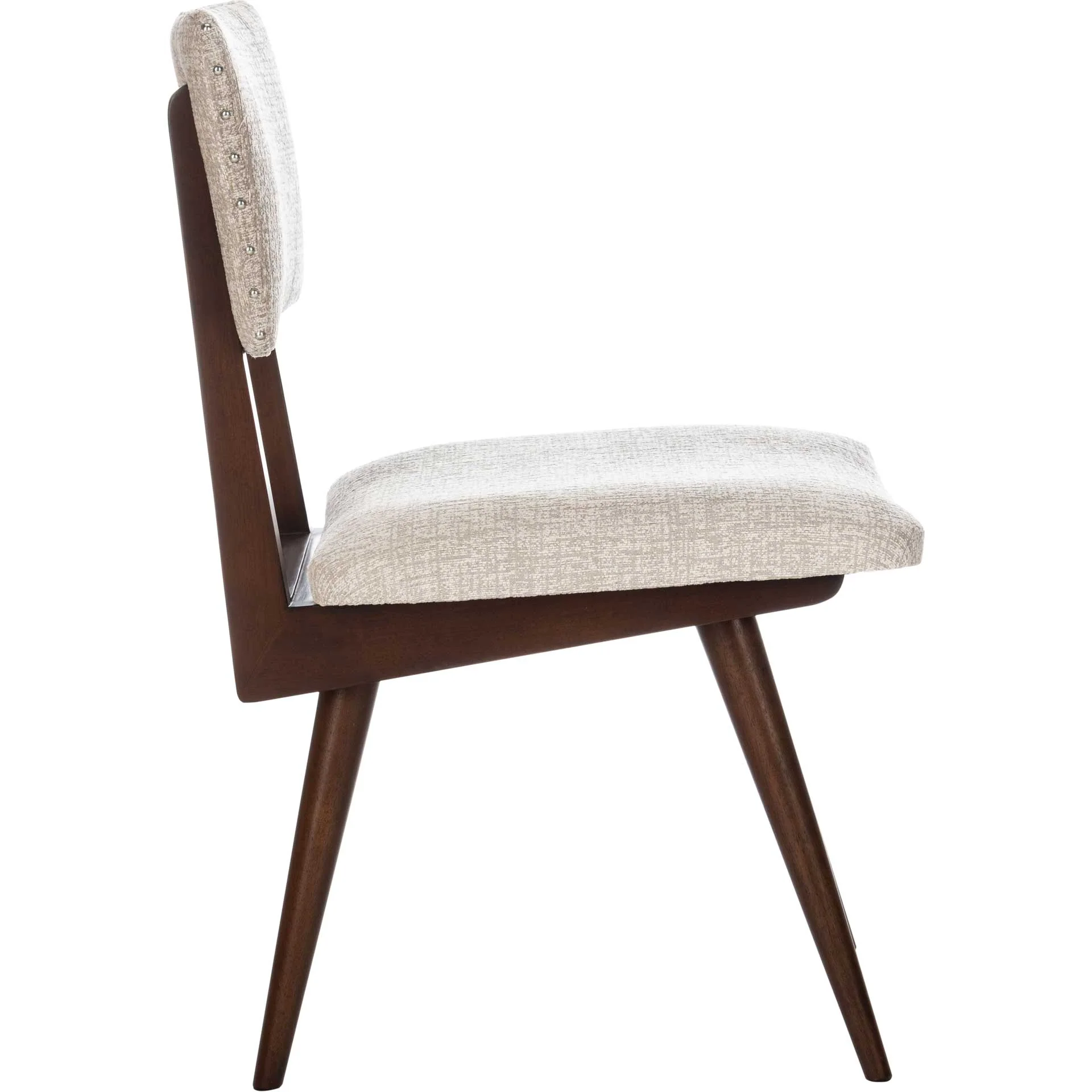 August Dining Chair Taupe/Dark Walnut (Set of 2) - Image 4