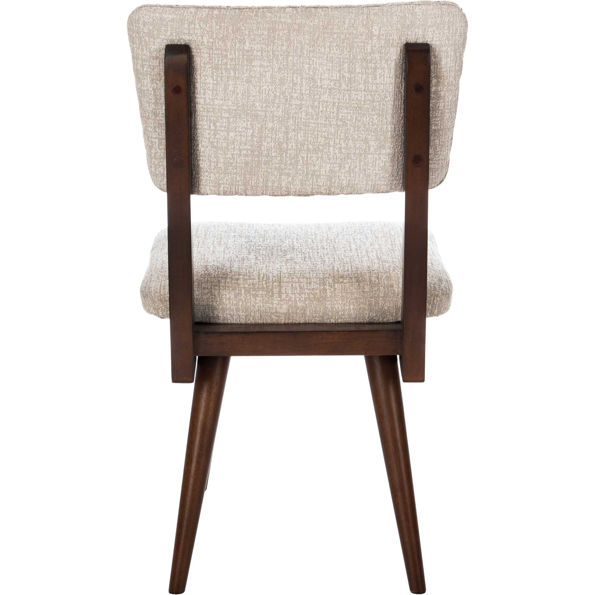 August Dining Chair Taupe/Dark Walnut (Set of 2) - Image 5