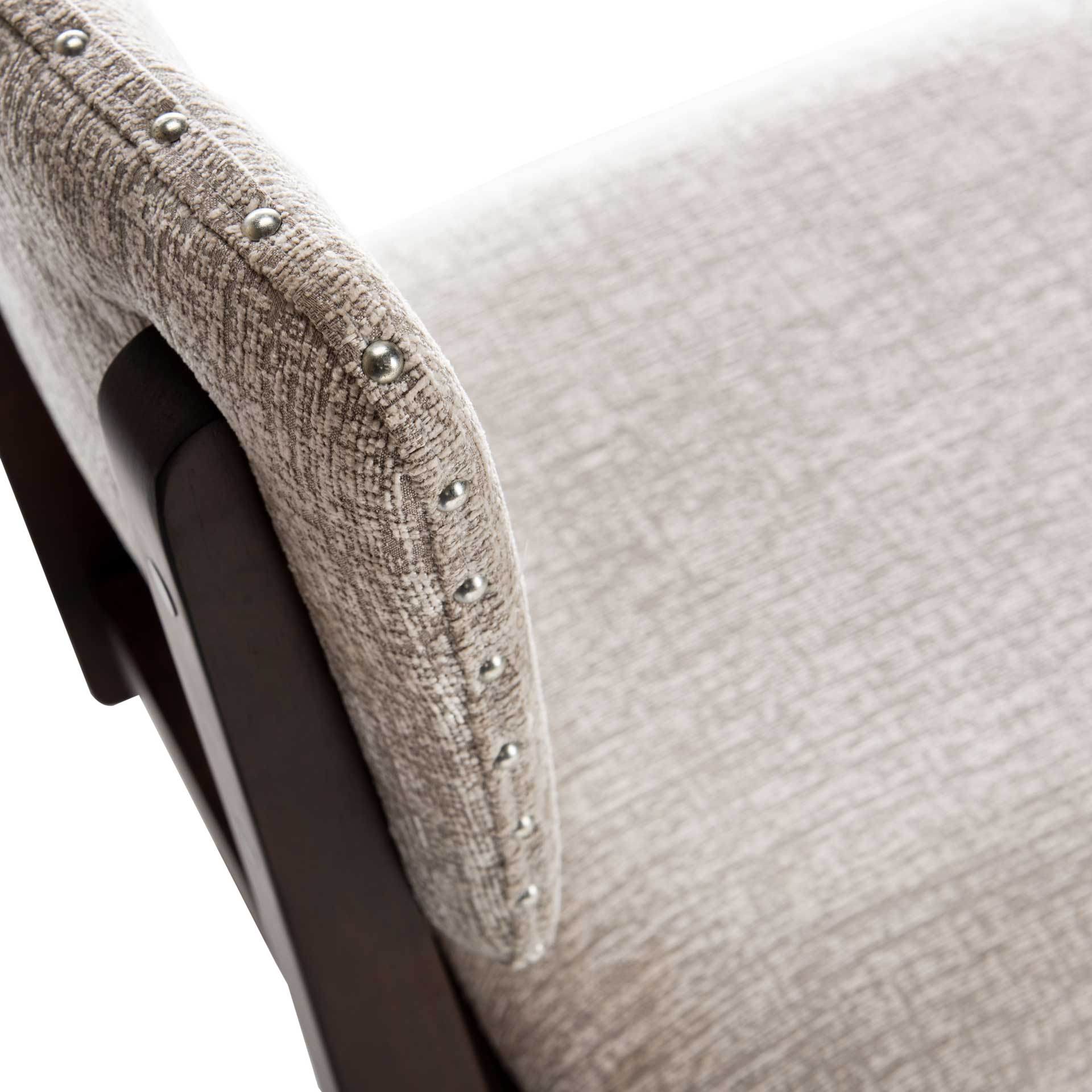 August Dining Chair Taupe/Dark Walnut (Set of 2) - Image 6