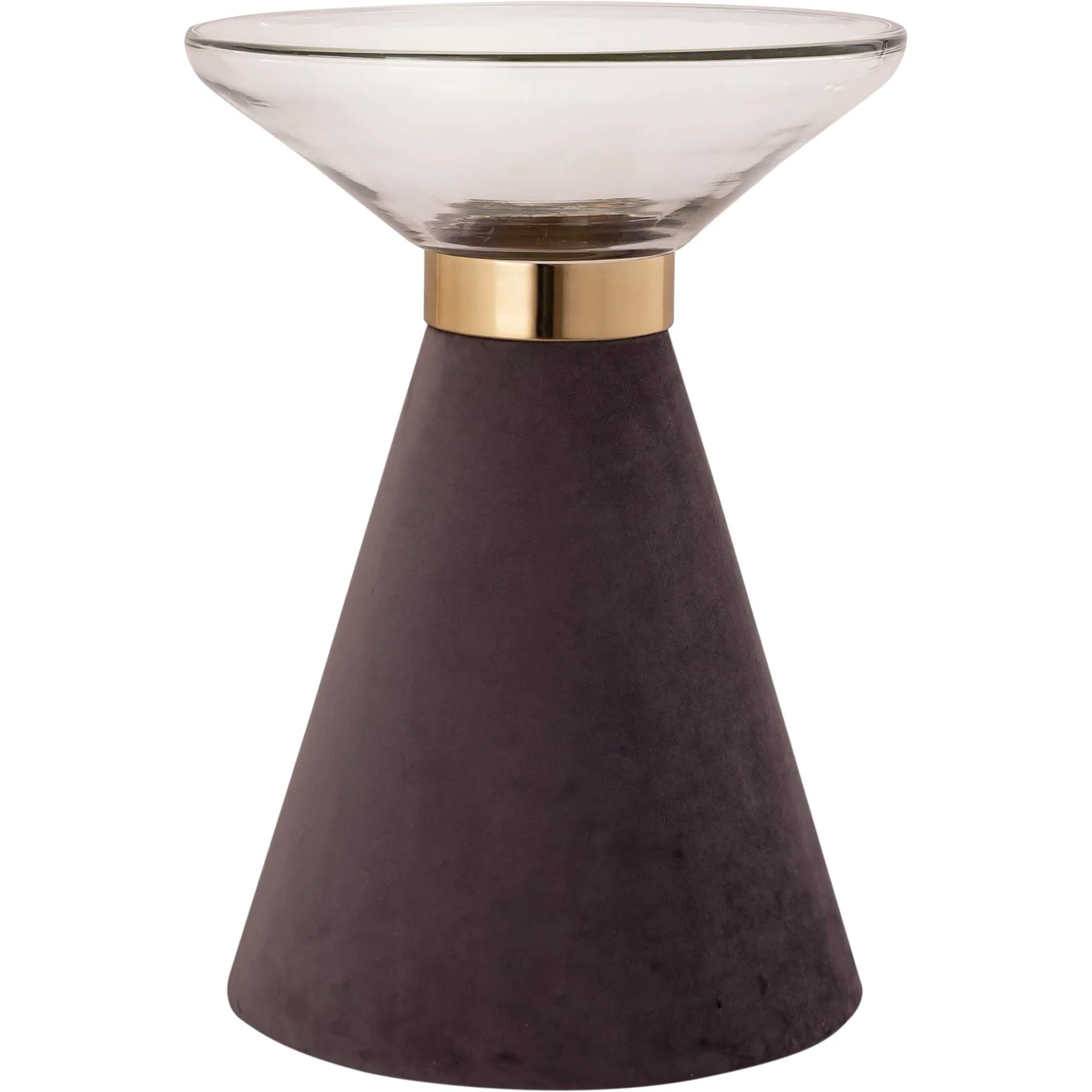 August Side Table Gray/Transparent - Image 2