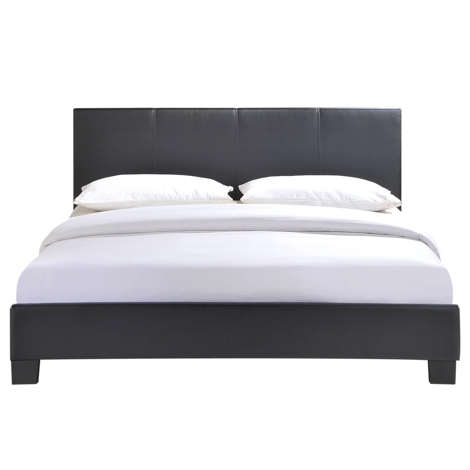 Austin Queen Vinyl Bed Black - Image 2