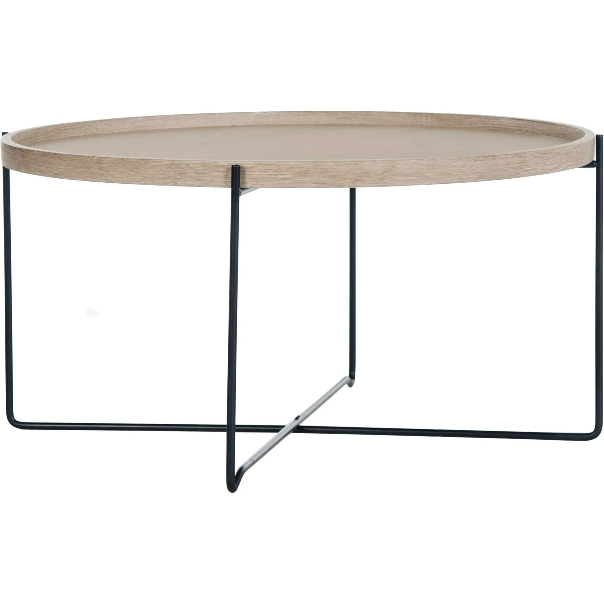 Auteur Wood Accent Table Light Oak/Black - Image 2