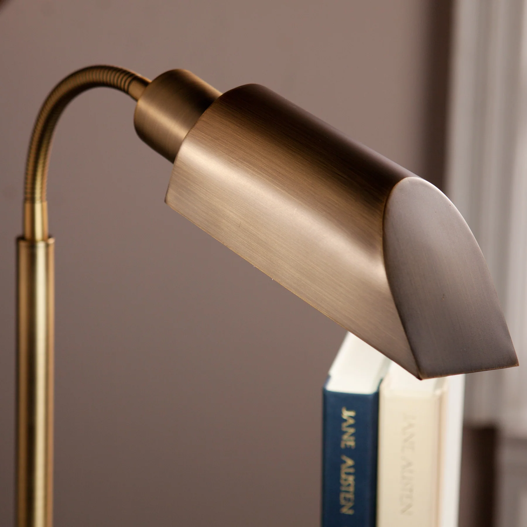 Author Table Lamp Honey Brass - Image 4