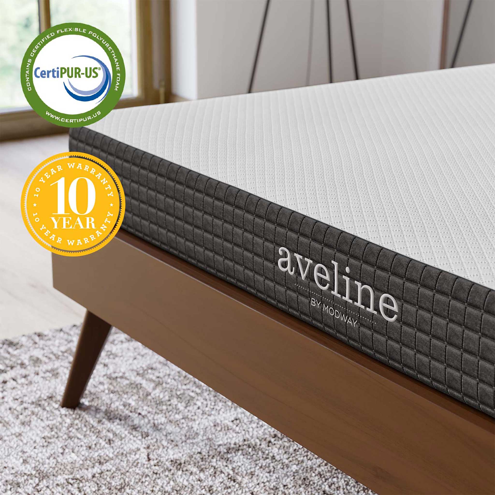 Aveline 6" Gel-Infused Memory Foam Mattress White - Image 6