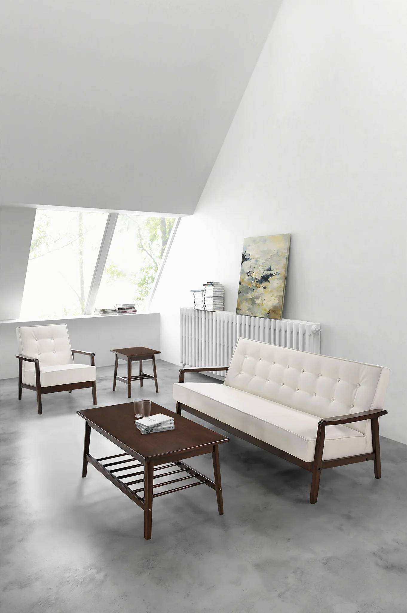Avera Arm Chair White - Image 5