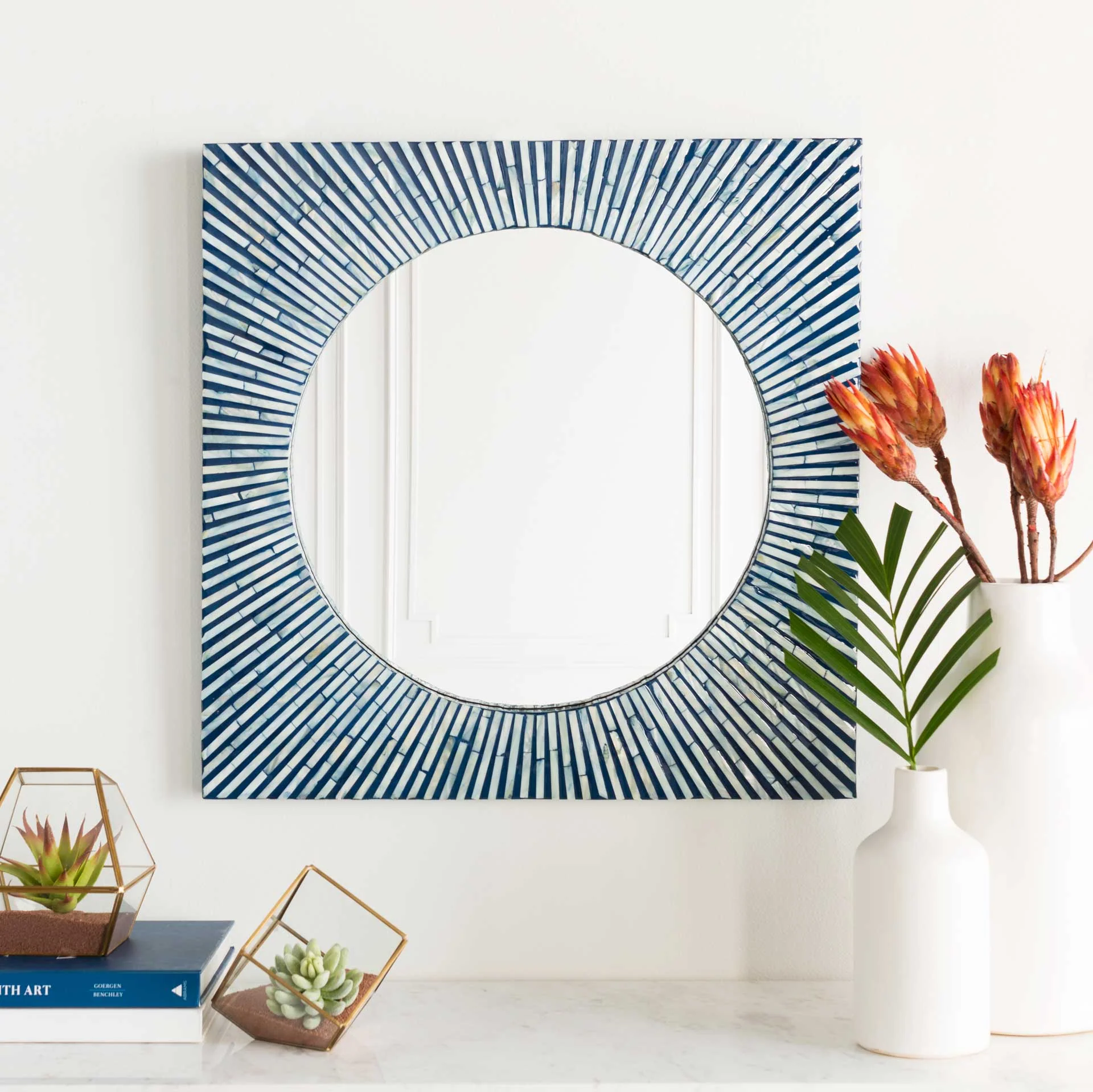 Averi Mirror Blue/Ivory - Image 8