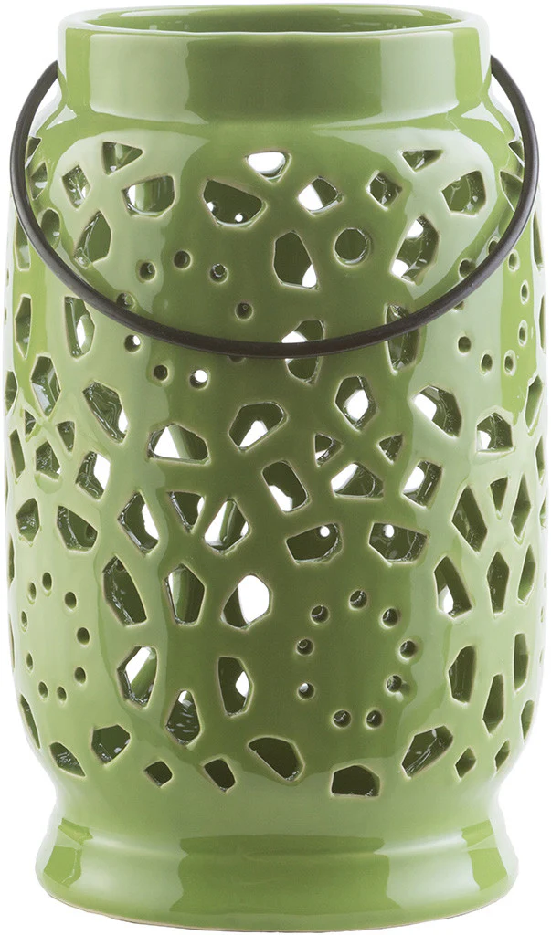 Avery Ceramic Lantern Lime - Image 2