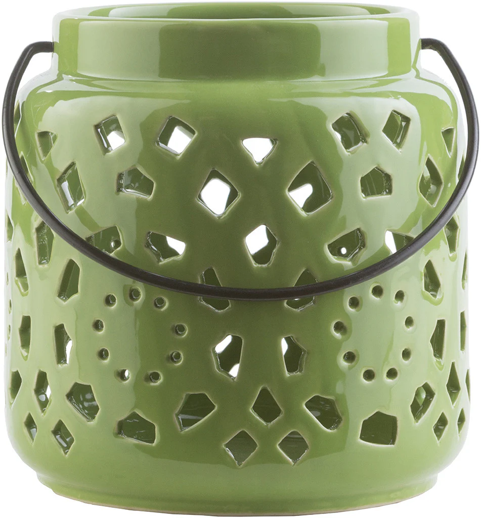 Avery Ceramic Lantern Lime - Image 3