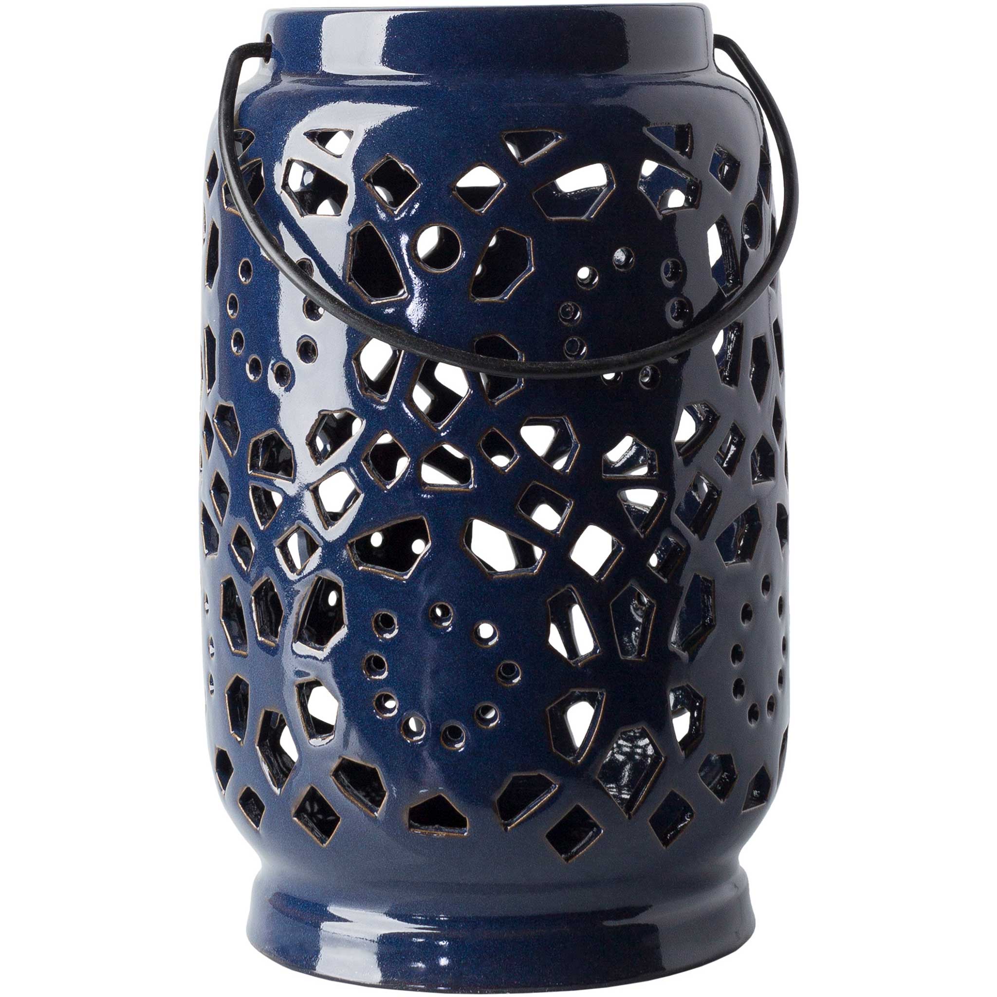 Avery Ceramic Lantern Navy - Image 2