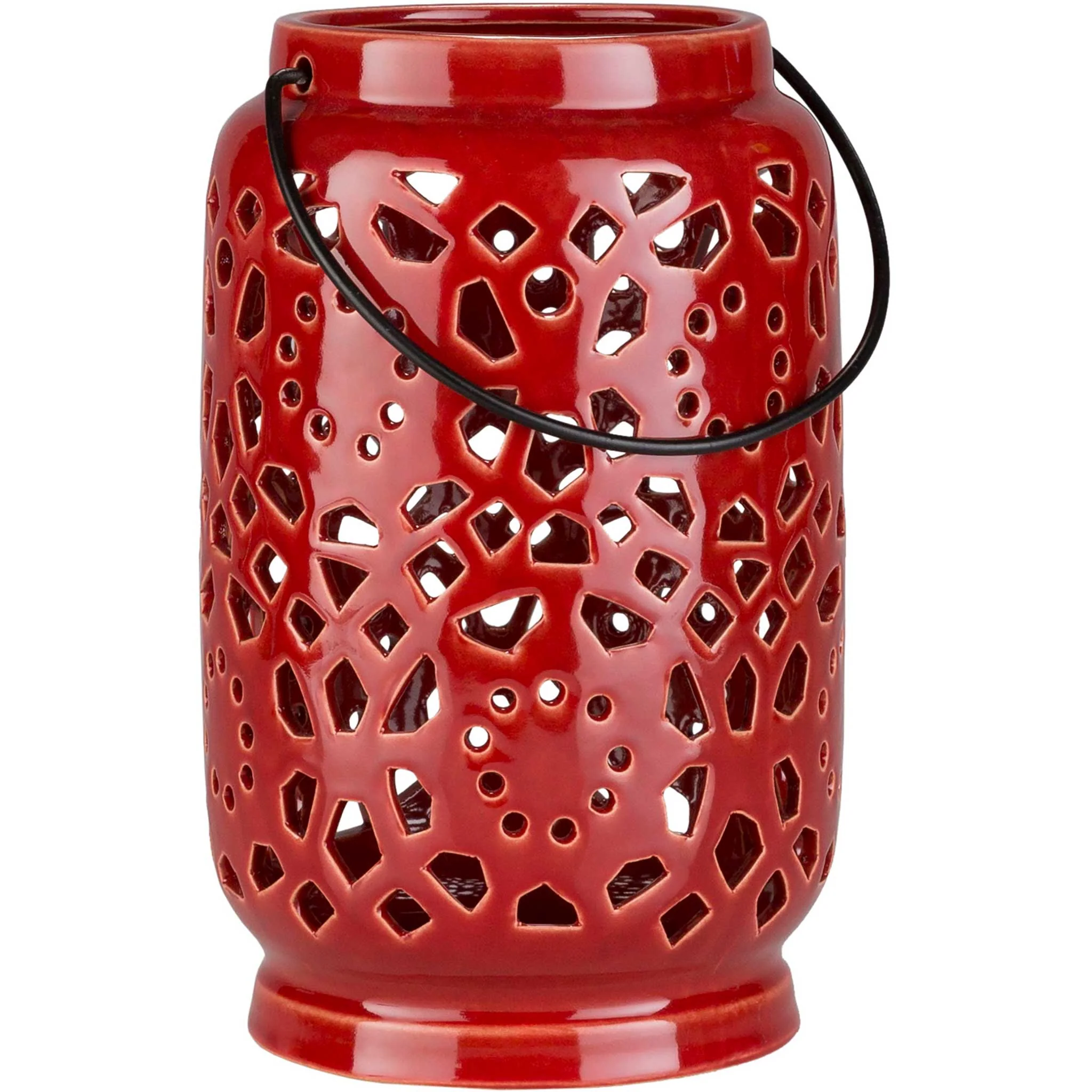 Avery Ceramic Lantern Terracotta - Image 2