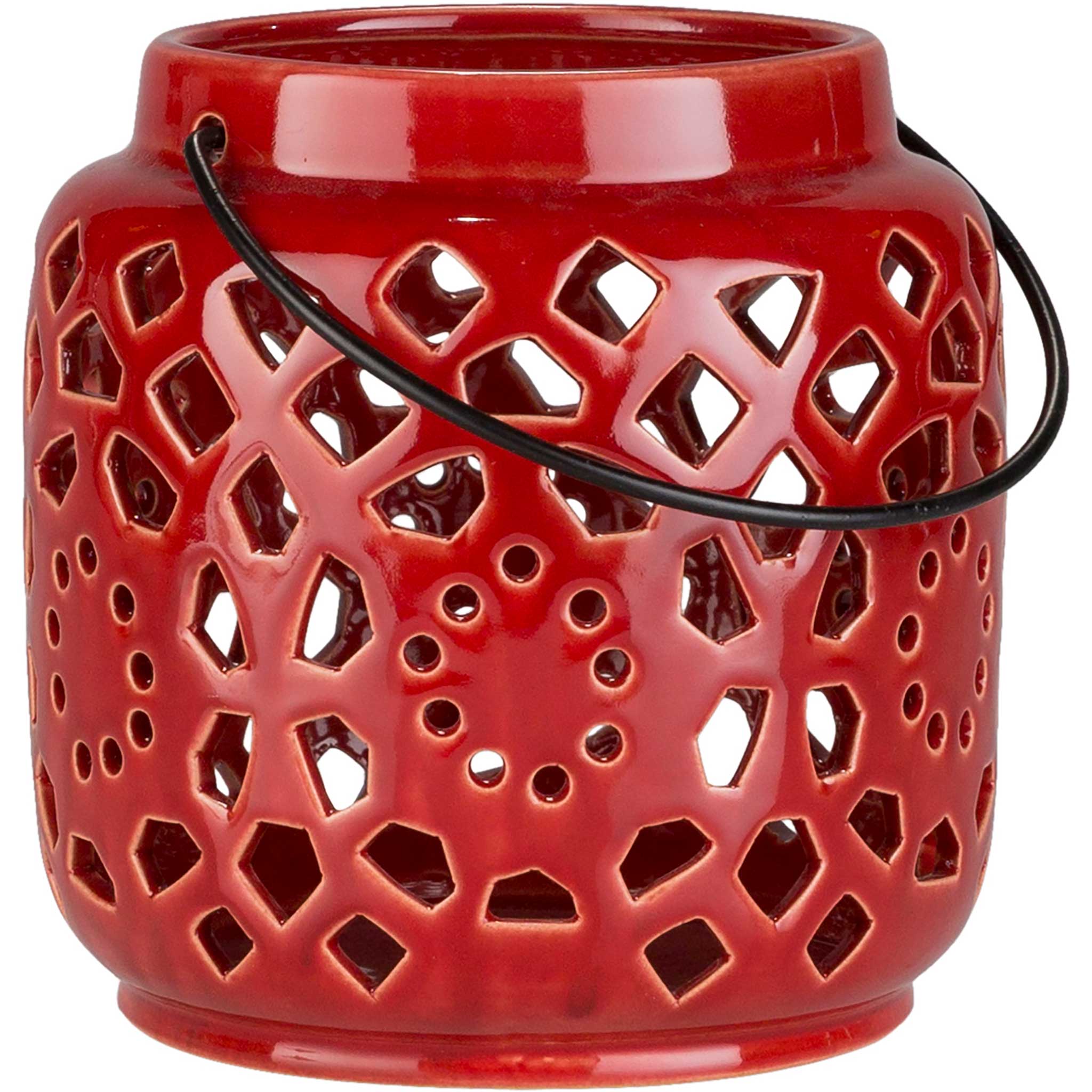 Avery Ceramic Lantern Terracotta - Image 3