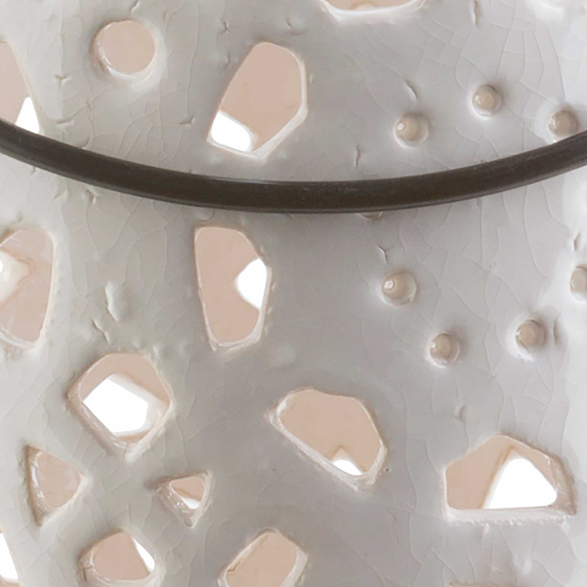Avery Ceramic Lantern White - Image 4