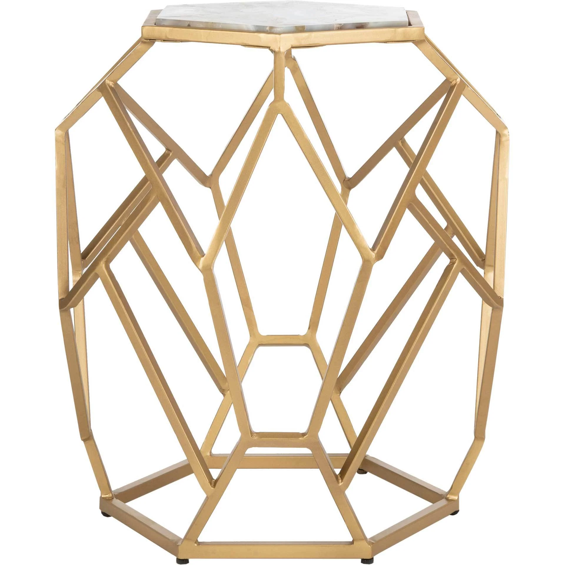 Aviana Geometric Accent Table - Image 2