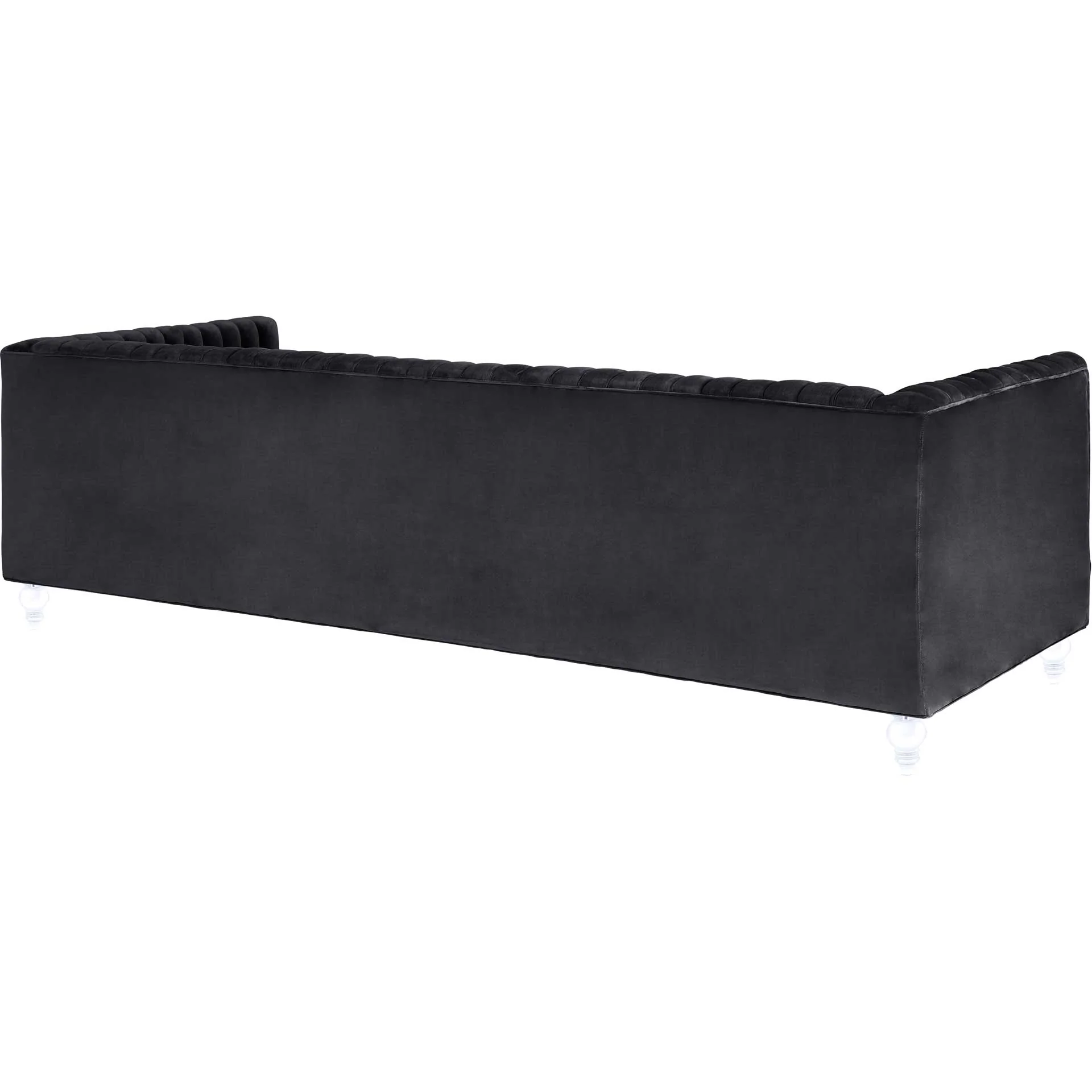 Aviate Velvet Sofa Gray - Image 3