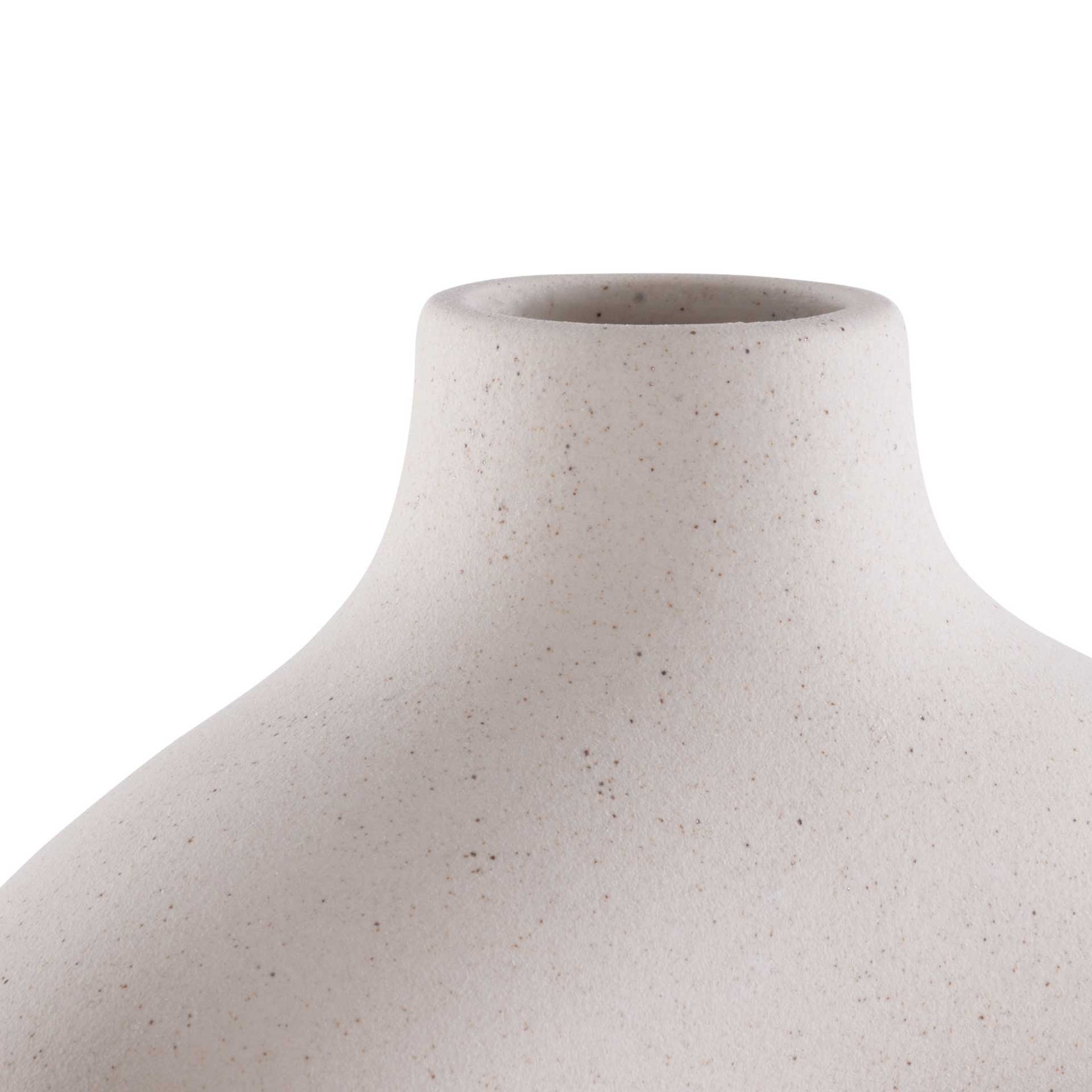 Aviv Ceramic Vase Beige (Set of 2) - Image 2