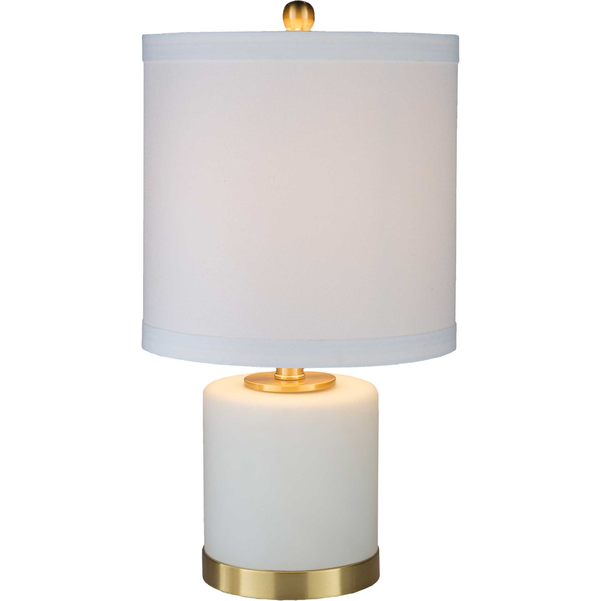 Ayaan Table Lamp White/Brass - Image 2