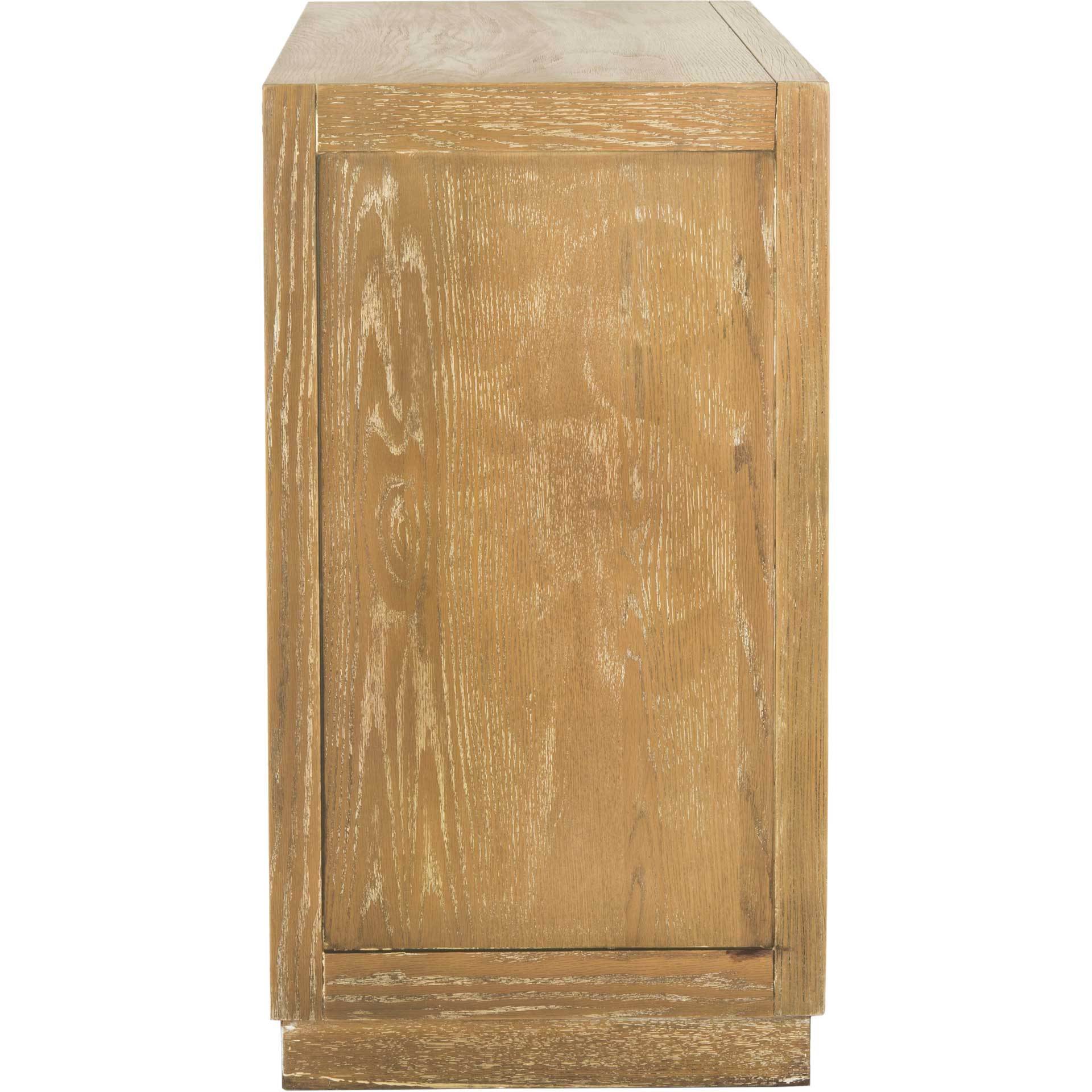 Azaria 2 Door Chest Oak/Copper/Mirror - Image 3