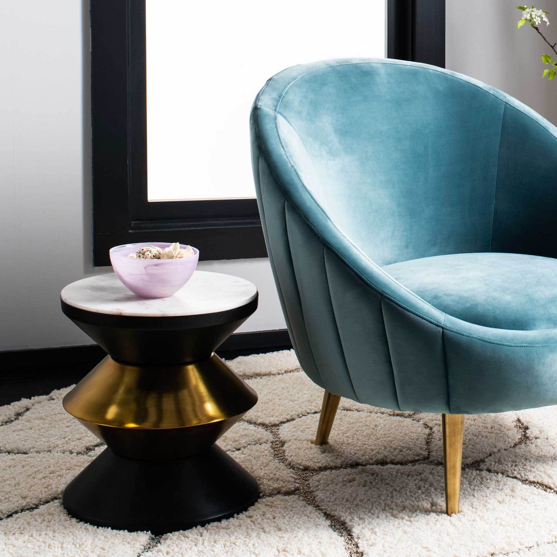 Azir Stone Top Side Table - Image 3