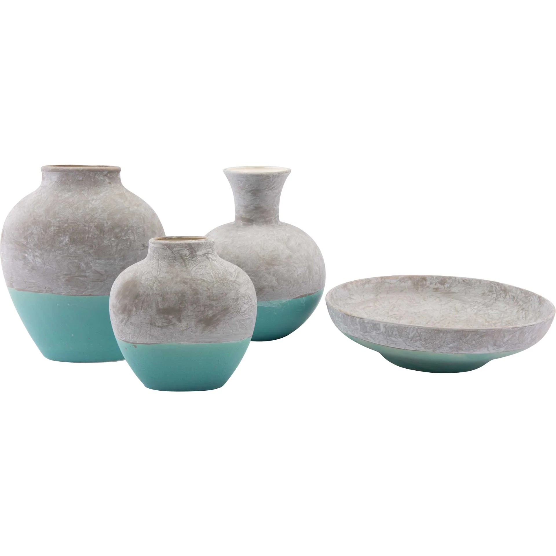 Azte Bowl Gray/Teal - Image 2