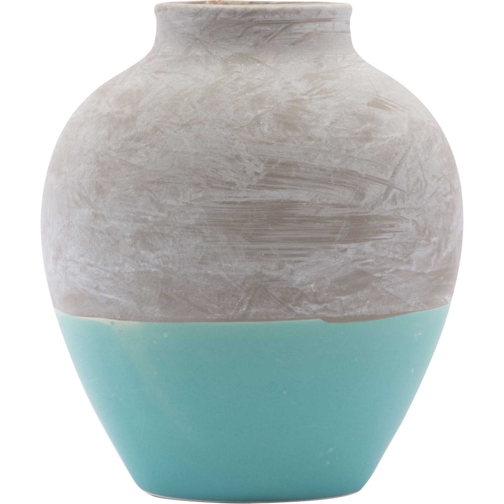 Azte Vase Gray/Teal - Image 3