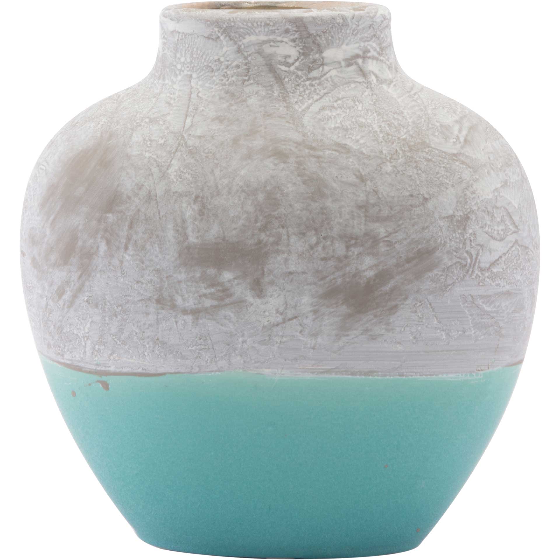 Azte Vase Gray/Teal - Image 7