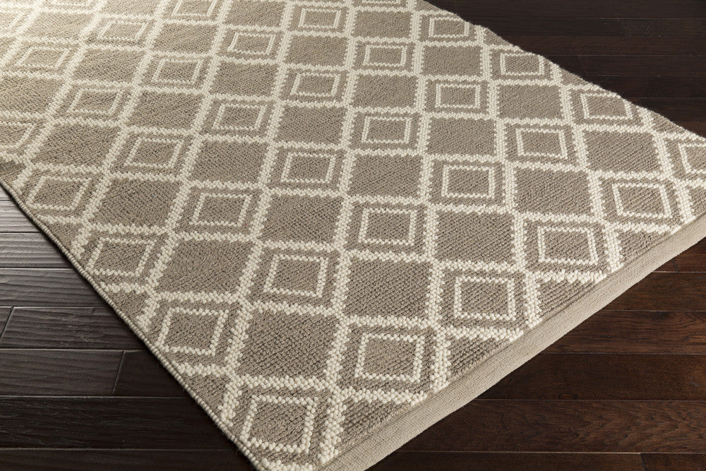 Aztec Light Gray/Ivory Area Rug - Image 3