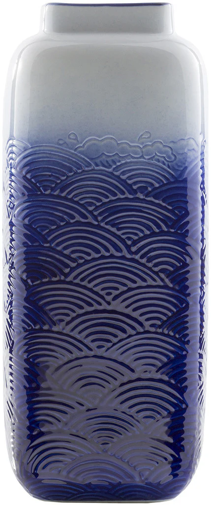 Azul Ceramic Table Vase Navy - Image 2