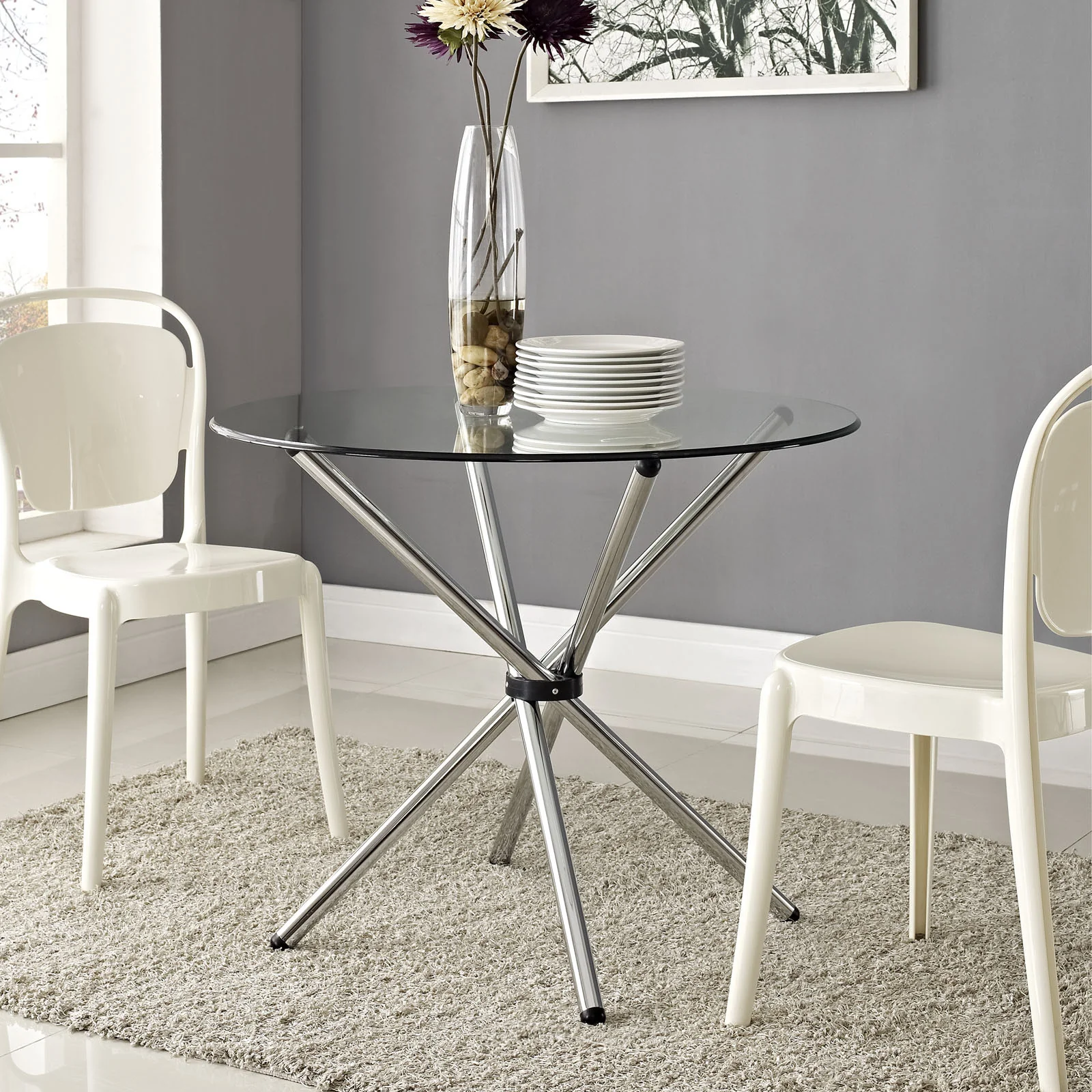 Babs Dining Table Clear - Image 4