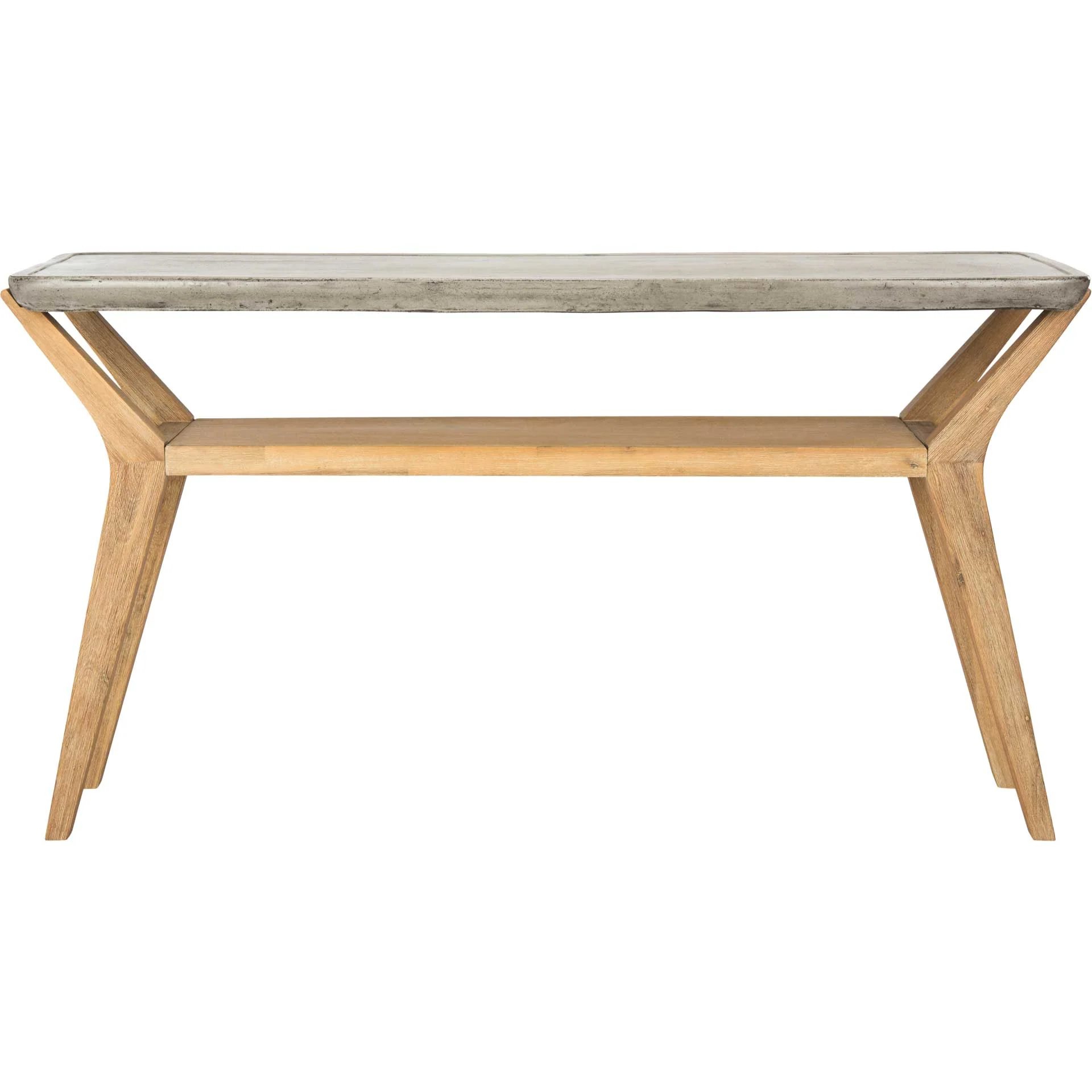 Babylon Modern Concrete Console Table Dark Gray - Image 2