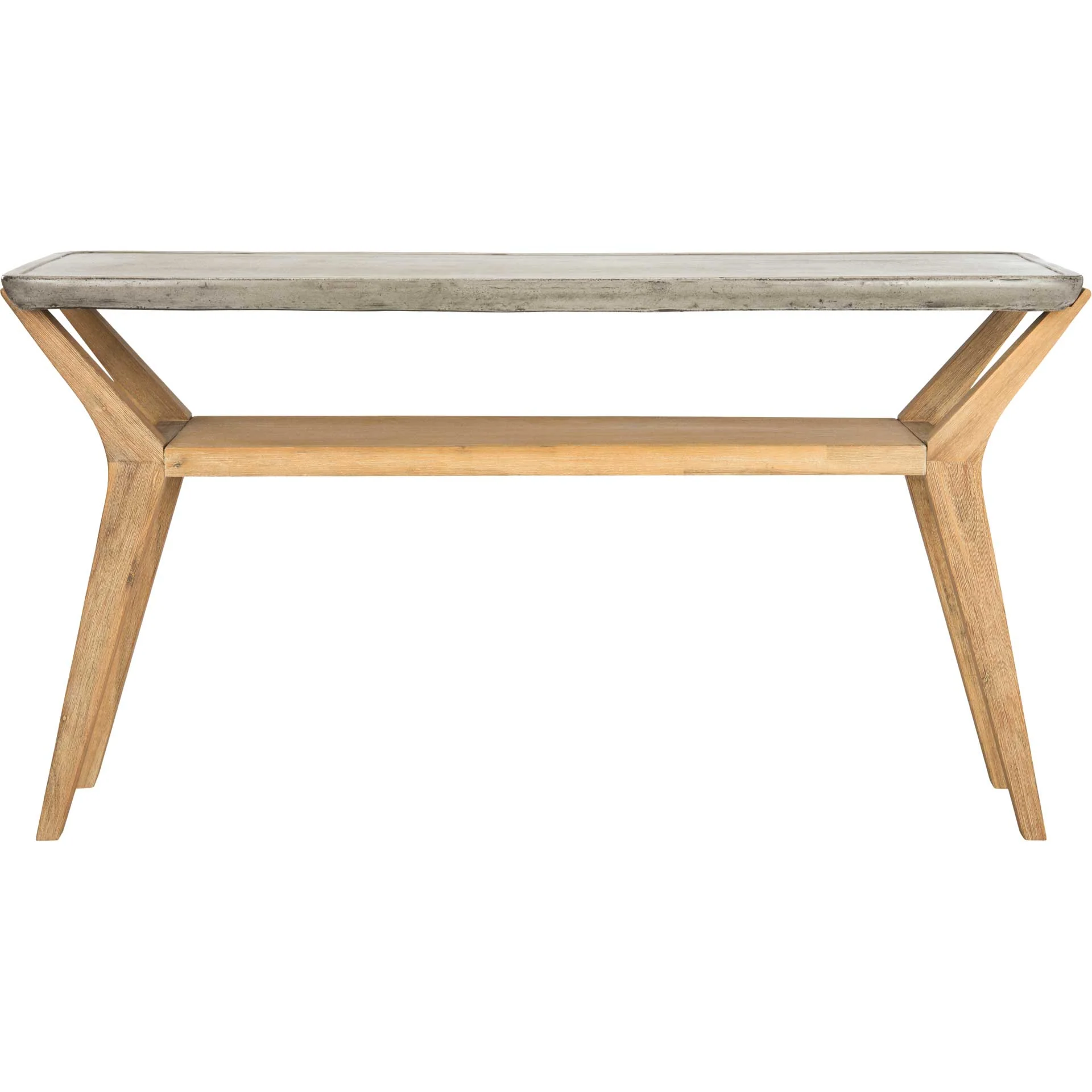 Babylon Modern Concrete Console Table Dark Gray - Image 4