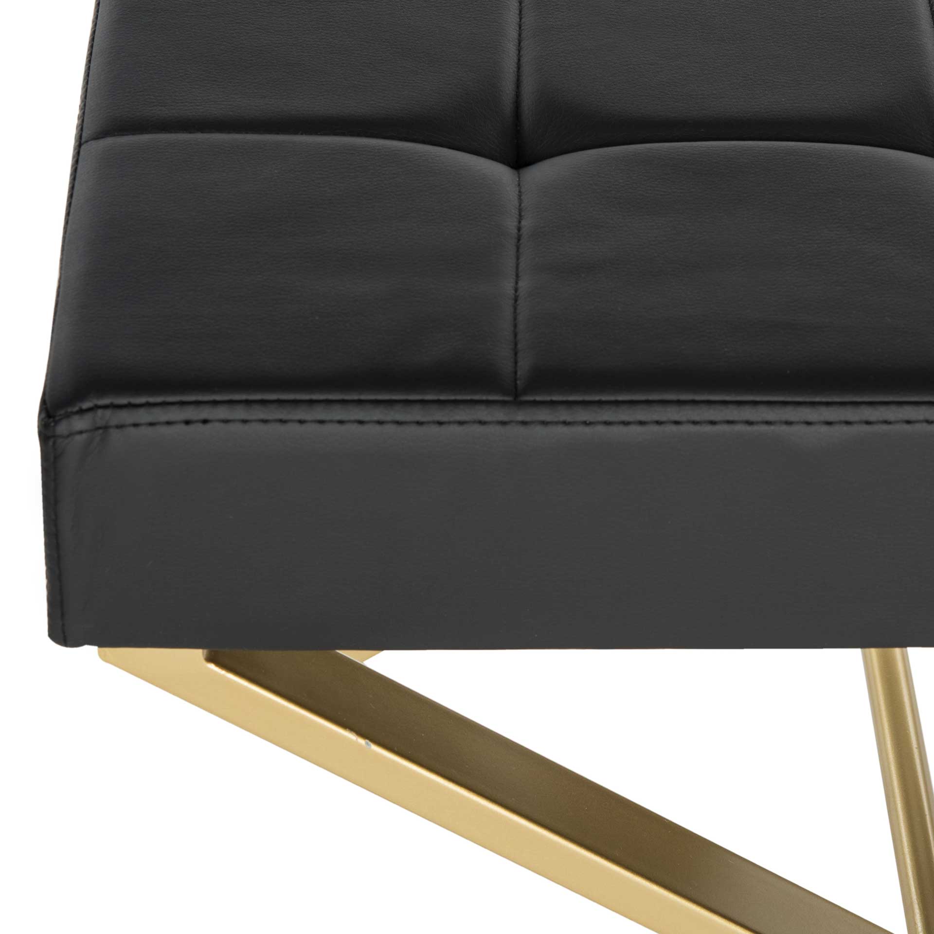 Bach Ottoman Black/Gold - Image 3
