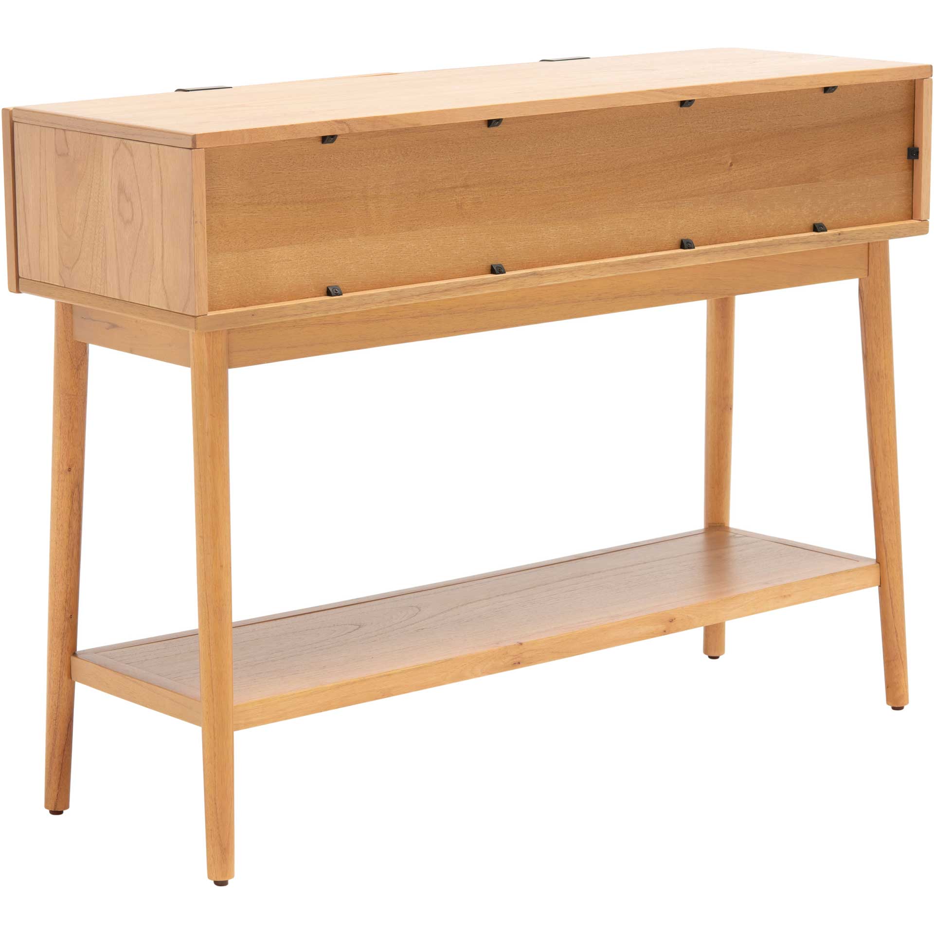 Badgley 2 Drawer Rattan Console Table Natural - Image 4