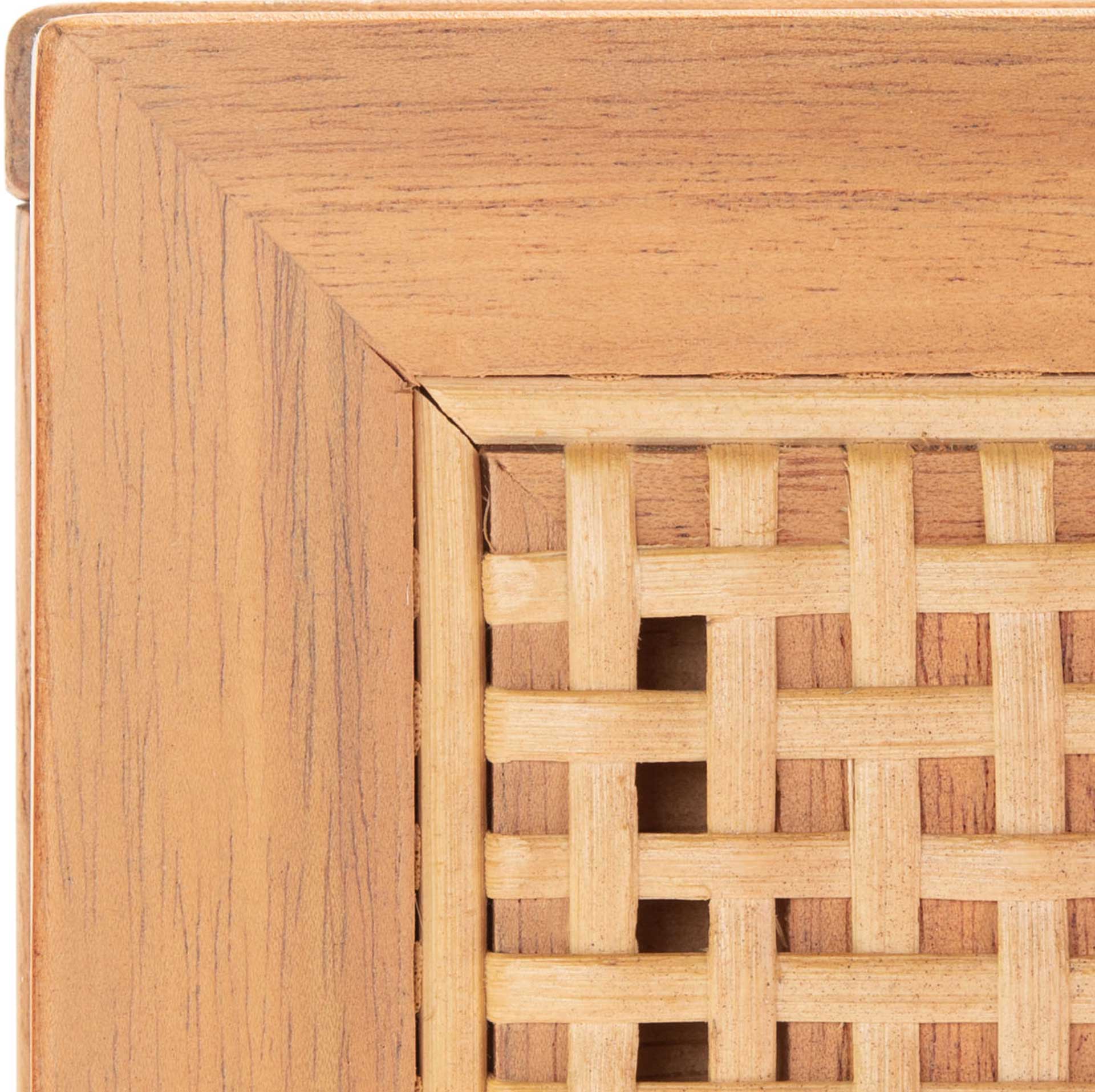 Badgley 2 Drawer Rattan Console Table Natural - Image 5