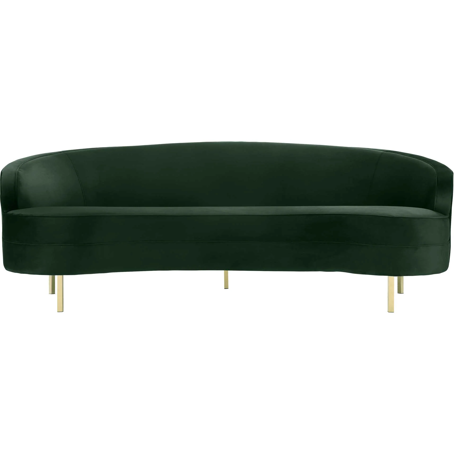 Bagneux Velvet Sofa Green - Image 2