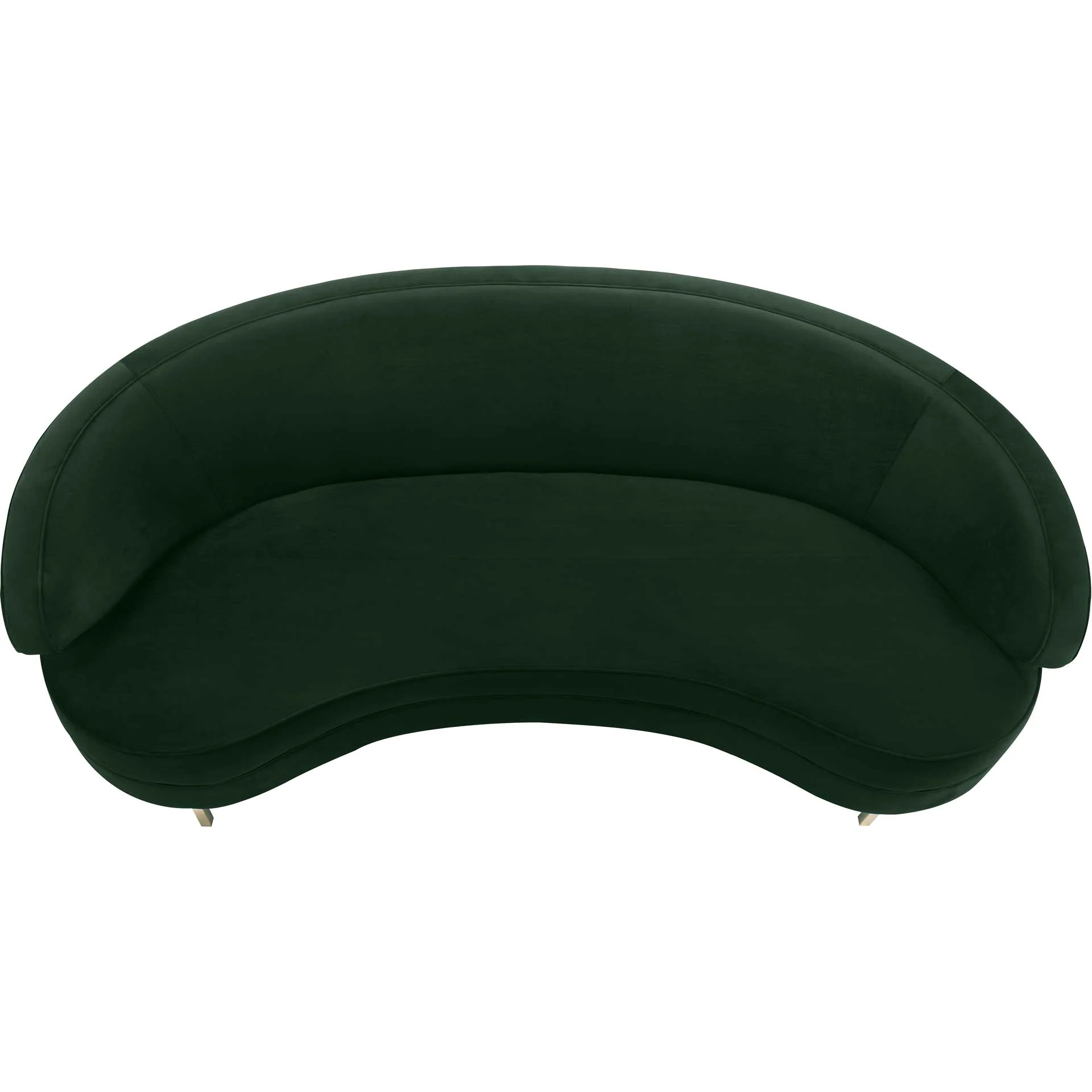 Bagneux Velvet Sofa Green - Image 5
