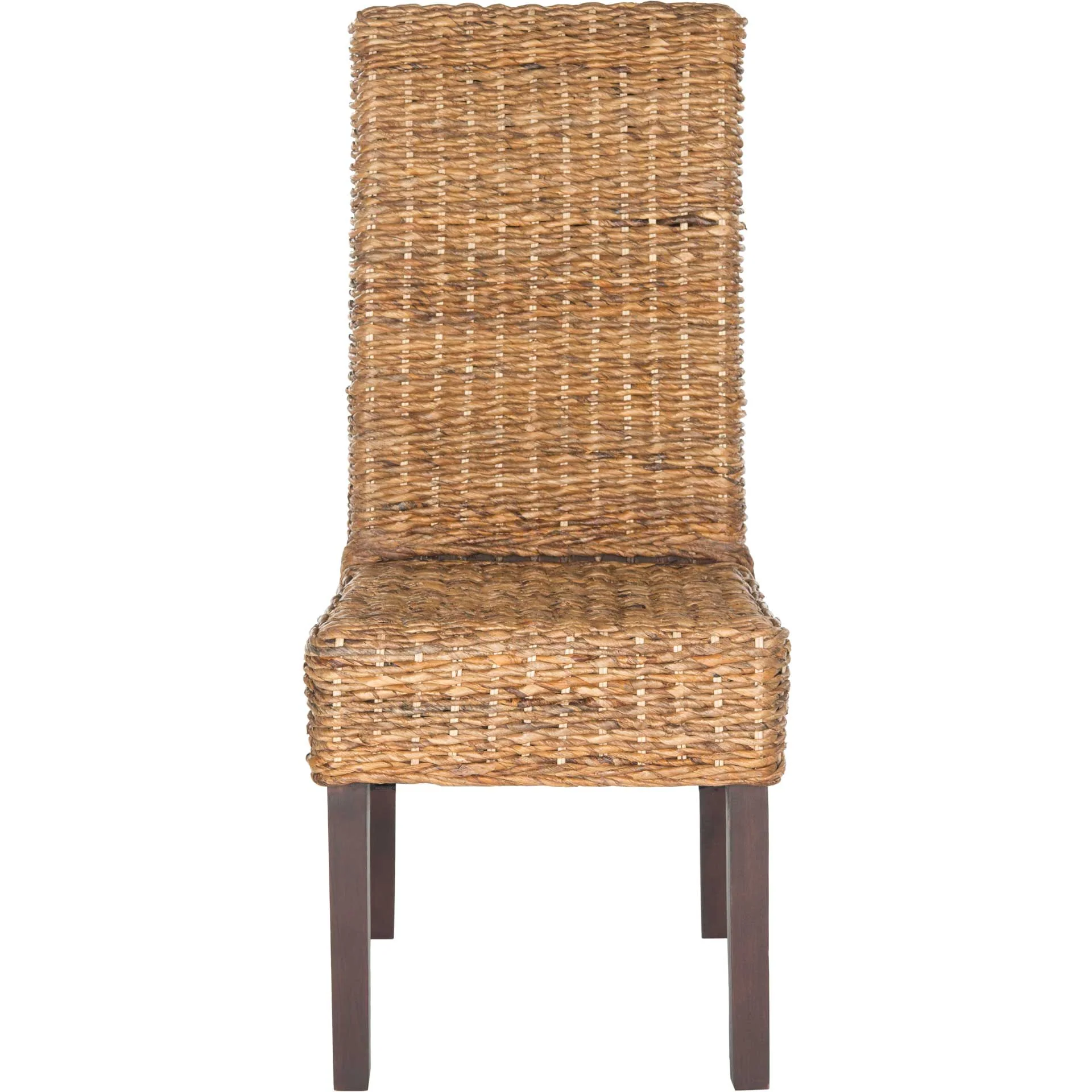 Bahati Side Chair Natural/Dark Brown (Set of 2) - Image 3