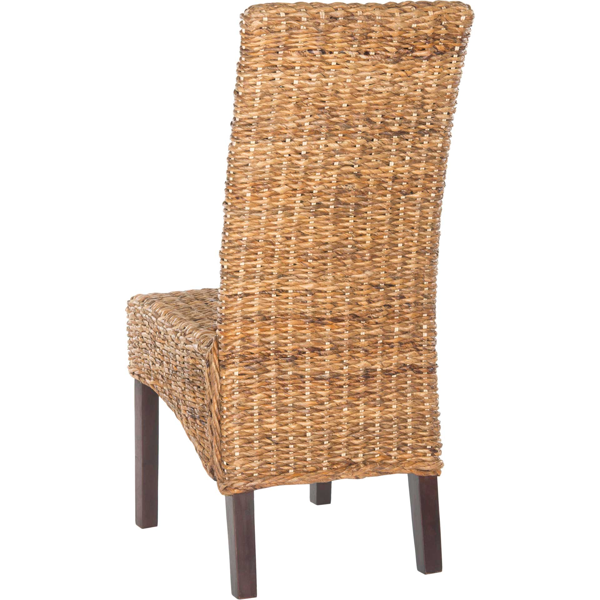 Bahati Side Chair Natural/Dark Brown (Set of 2) - Image 4