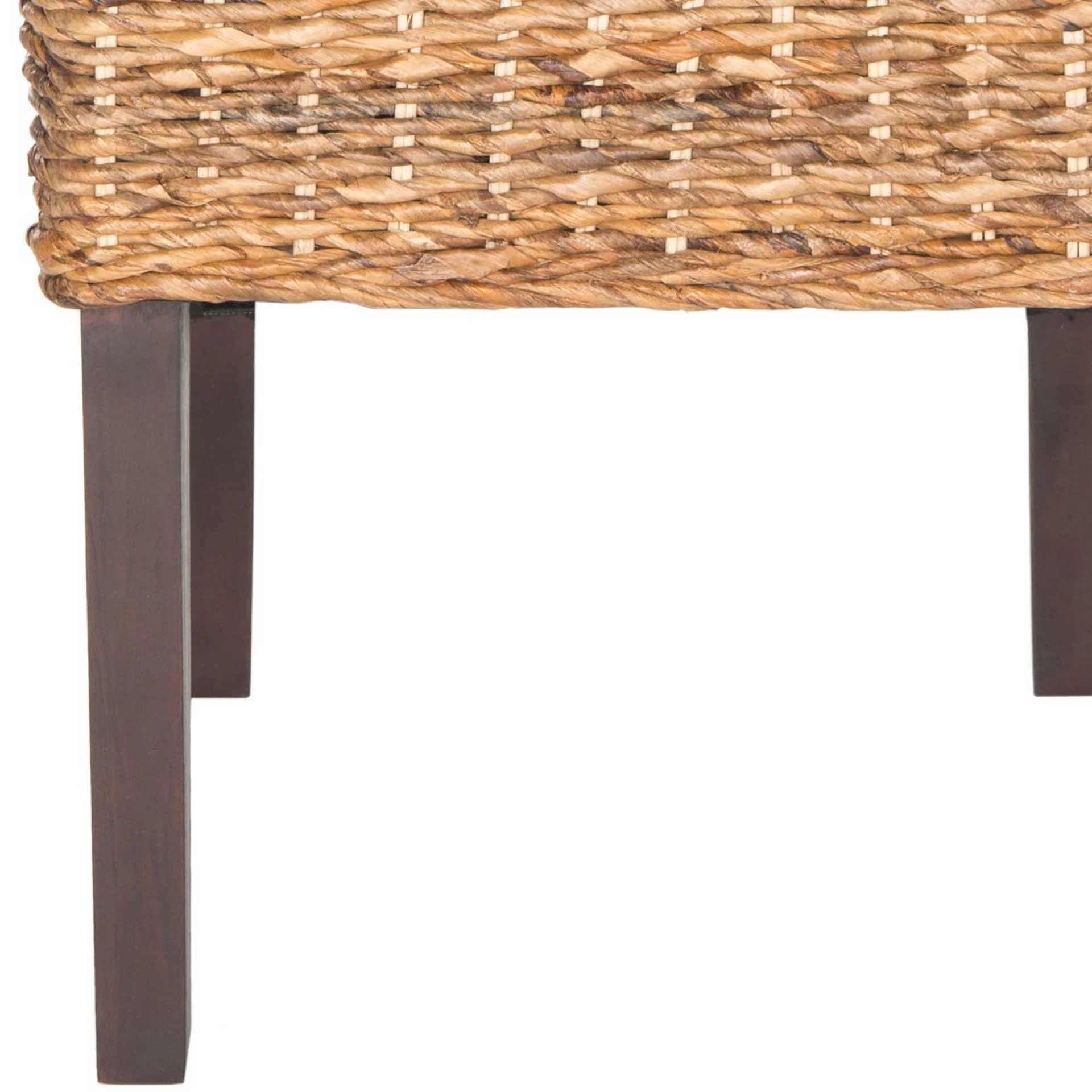 Bahati Side Chair Natural/Dark Brown (Set of 2) - Image 5