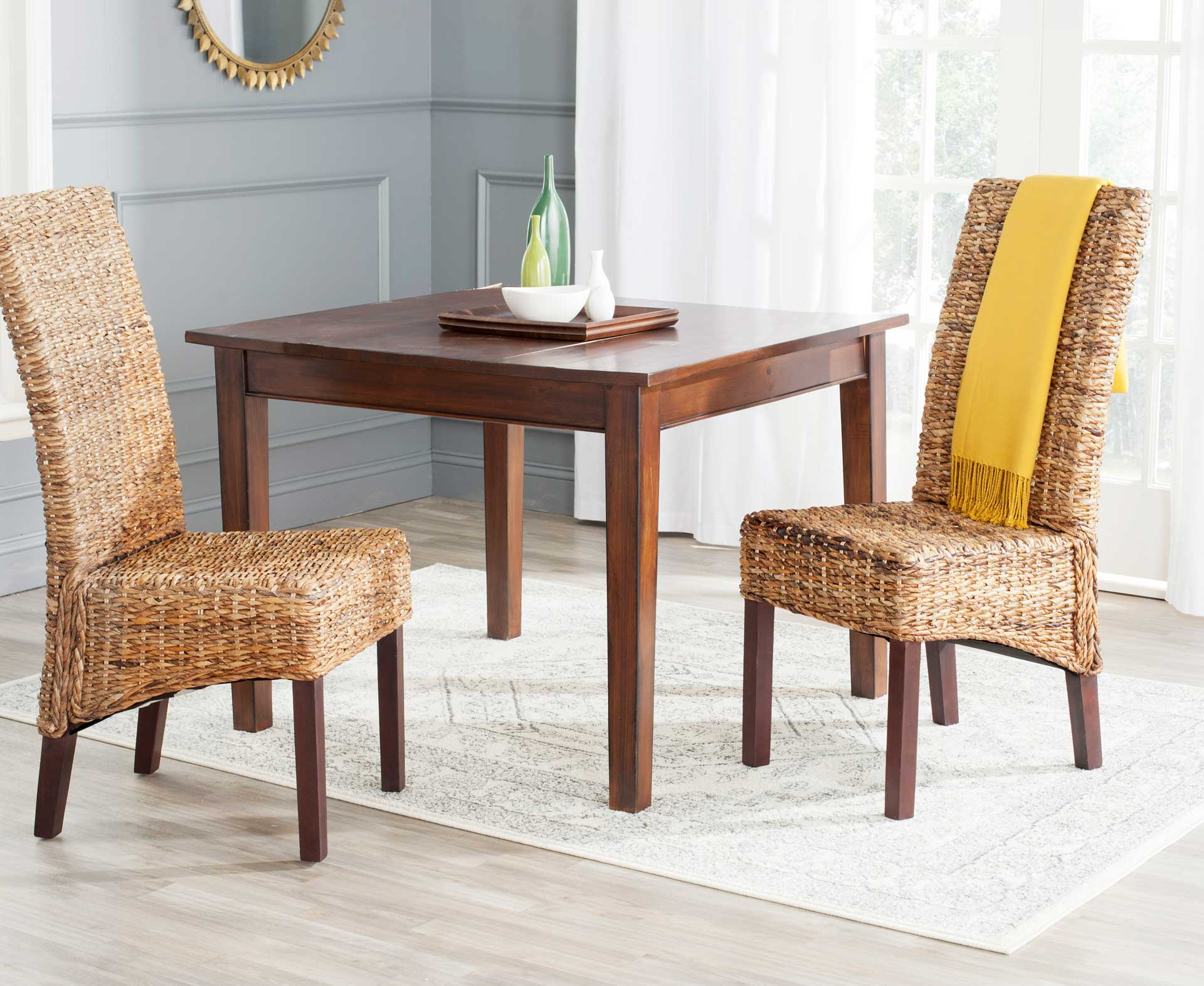 Bahati Side Chair Natural/Dark Brown (Set of 2) - Image 6