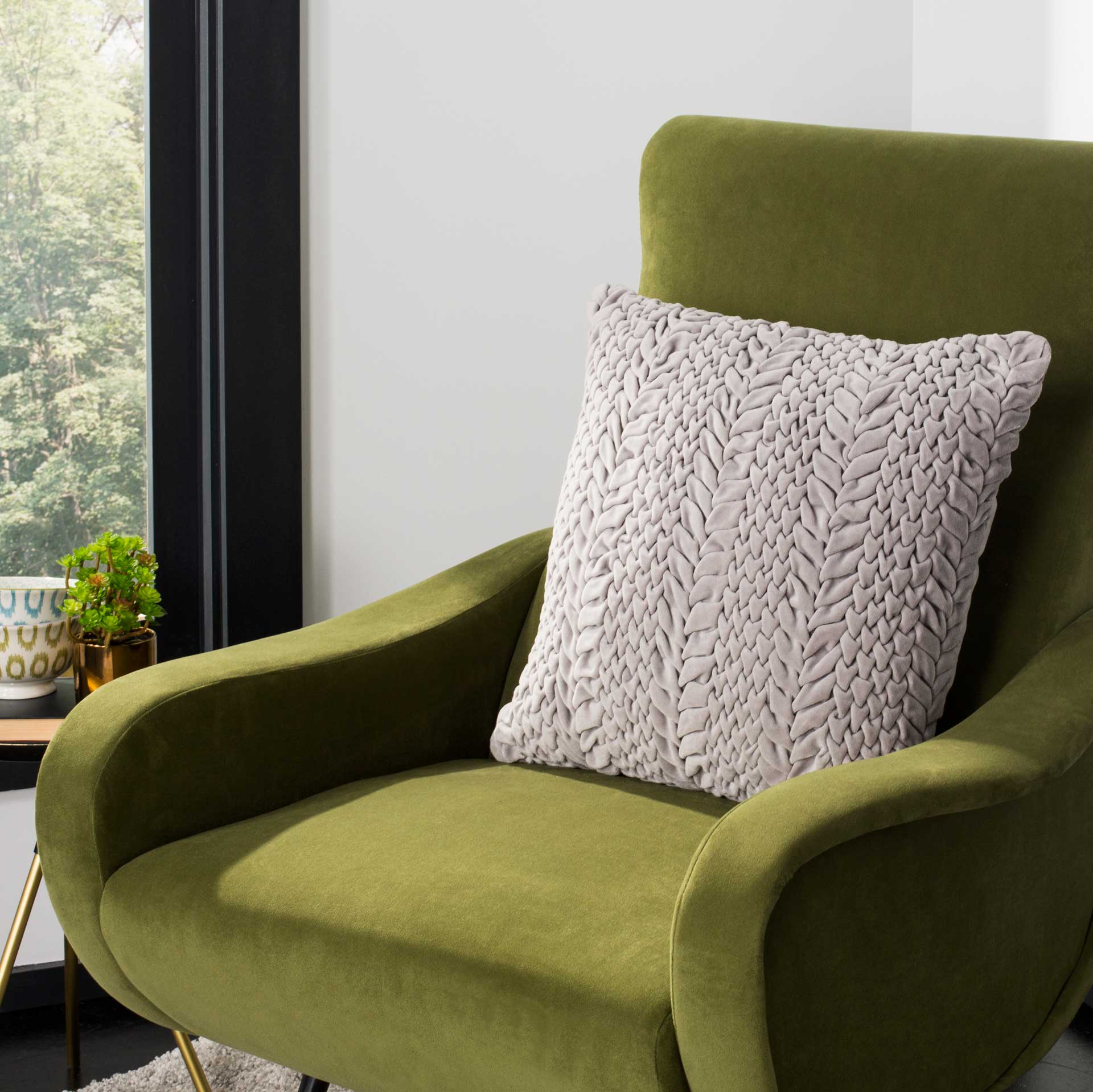 Bailee Pillow Light Gray - Image 3