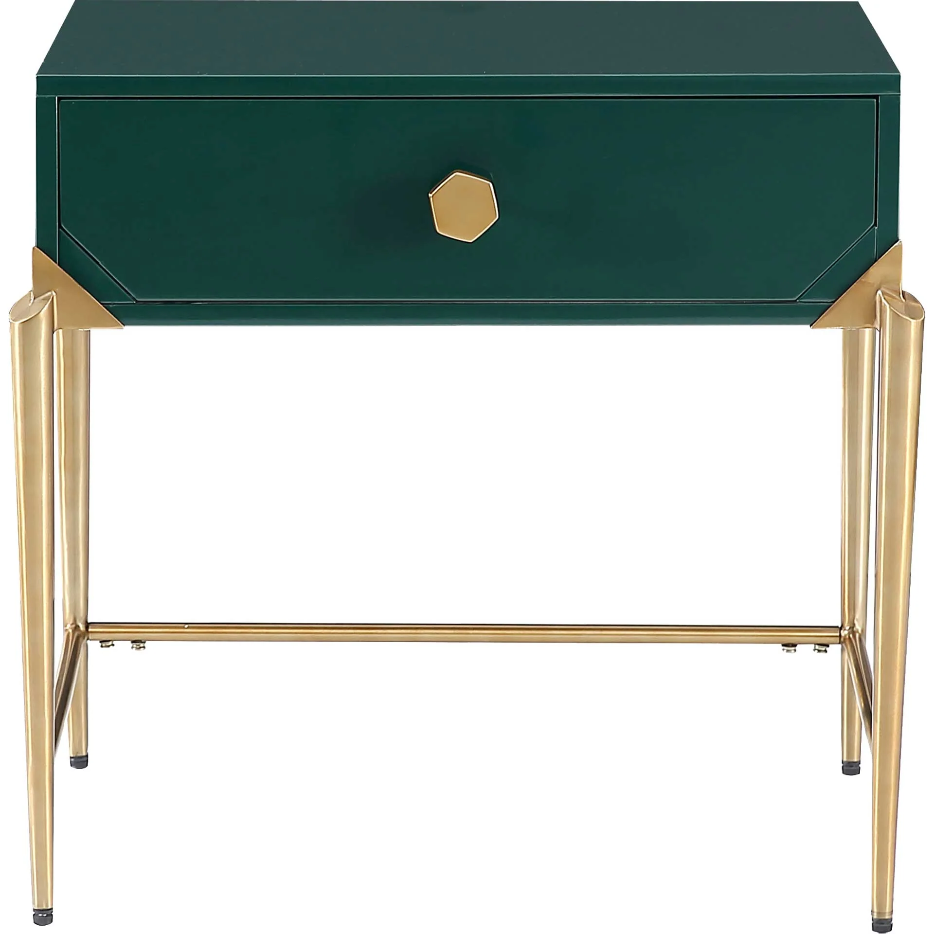 Bailey Lacquer Side Table Green - Image 2